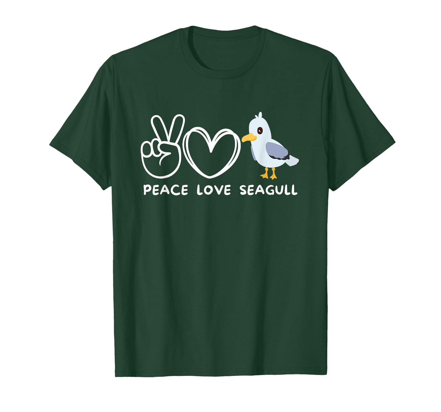 Peace, Love Seagulls Retro Seagulls Lover Bird Lover T-Shirt