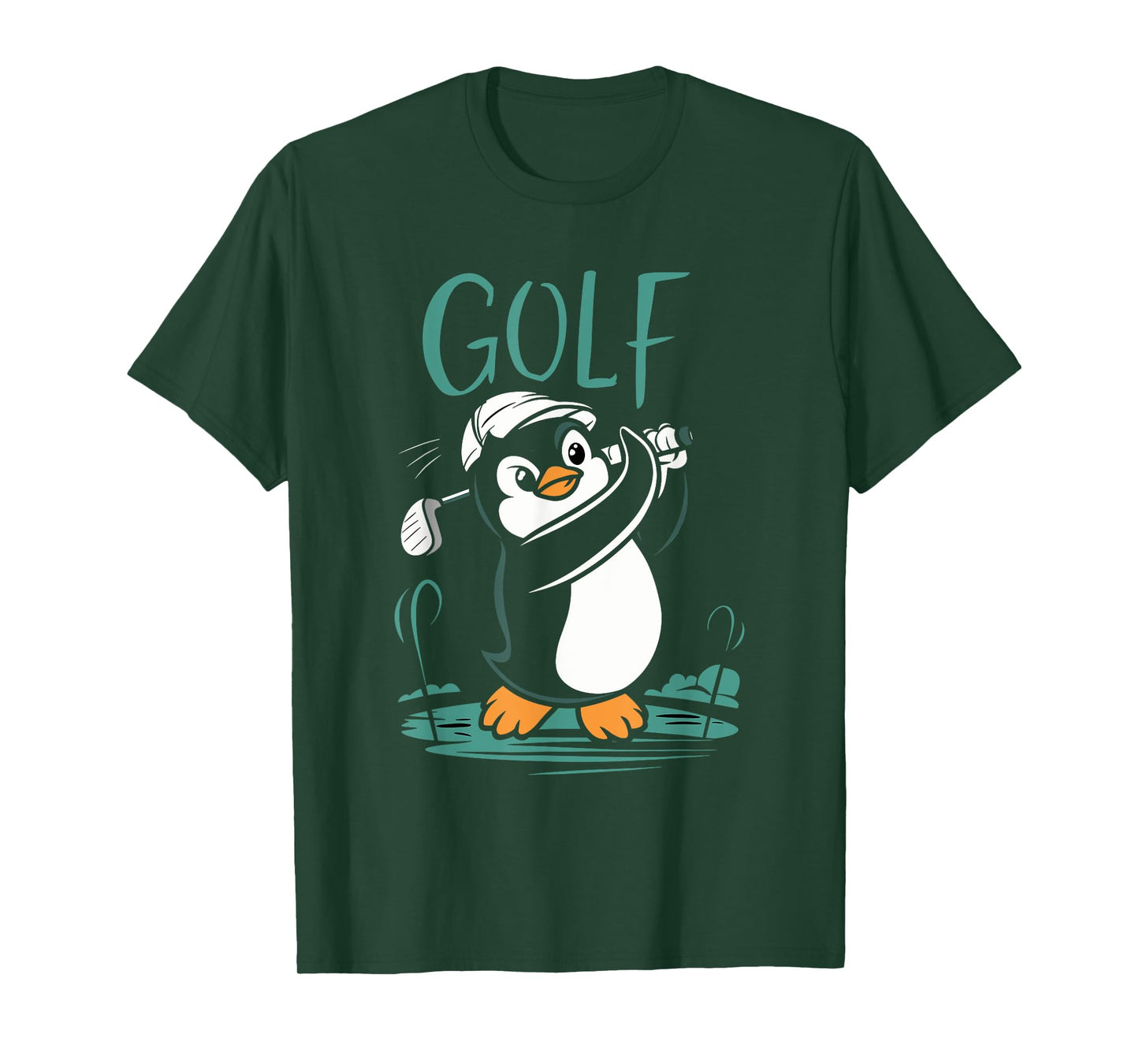 Golf Penguin Golfing Golf Player Cute Golfer T-Shirt