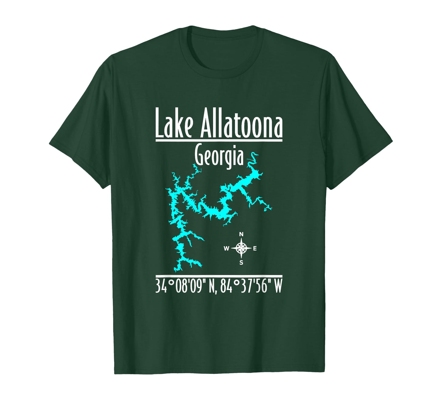 Modern Lake Allatoona - Georgia T-Shirt