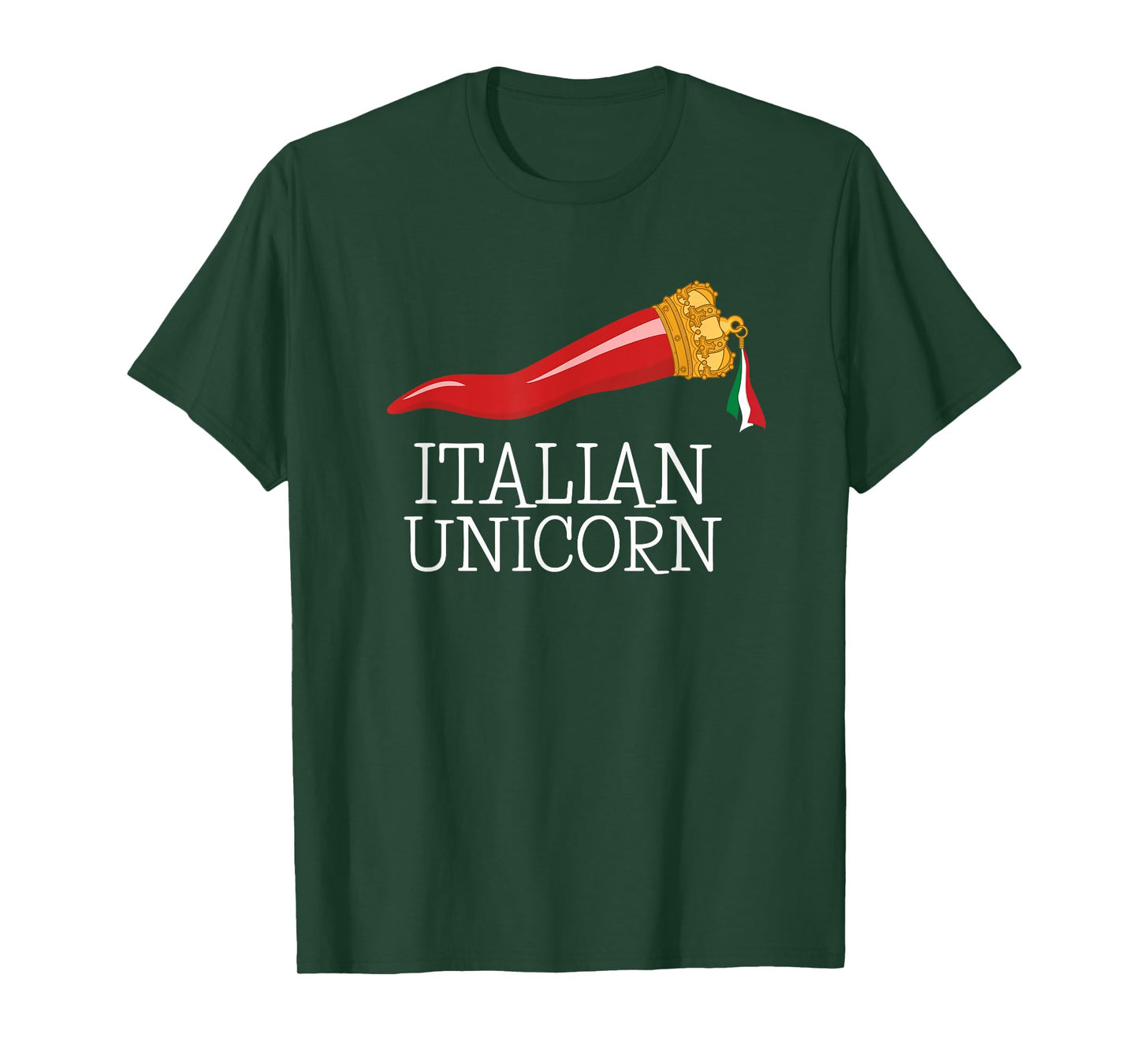 Funny Italian Lucky Charm Cornicello Italian Horn T-Shirt