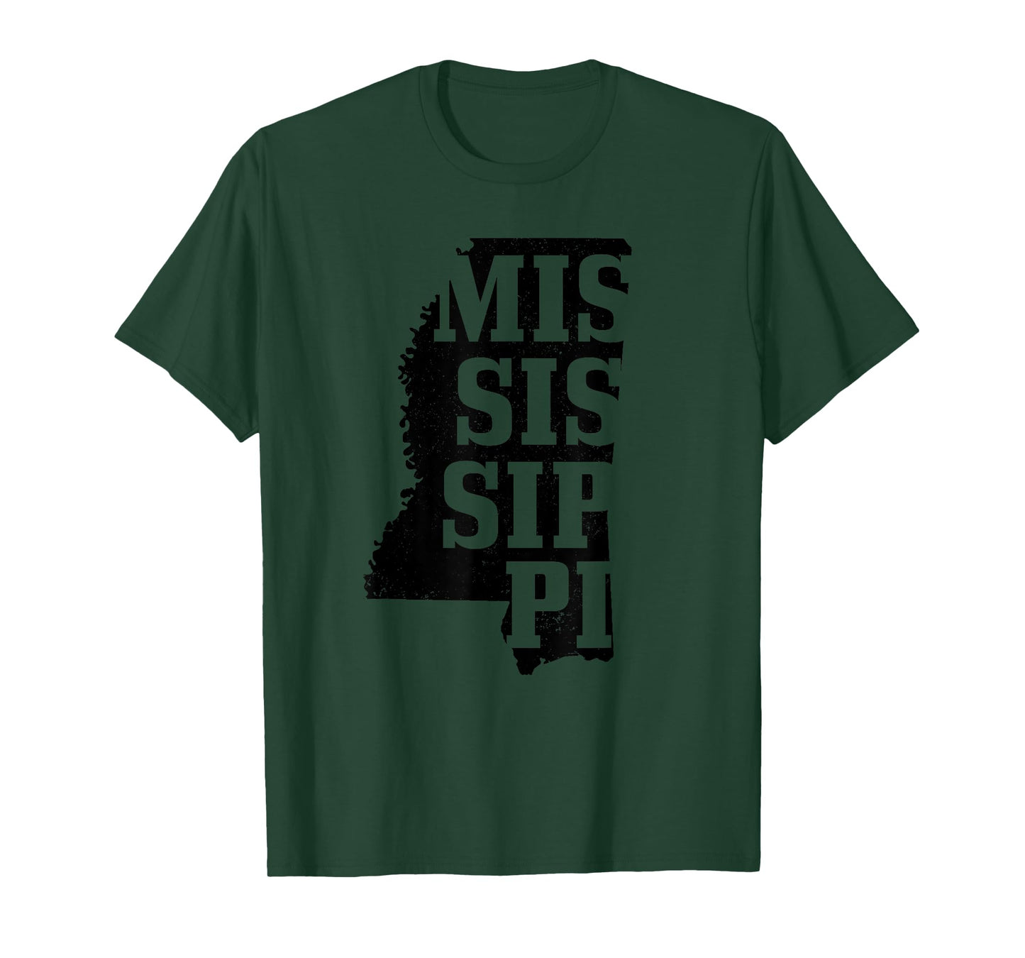Mississippi Vintage State Map Pride T-Shirt