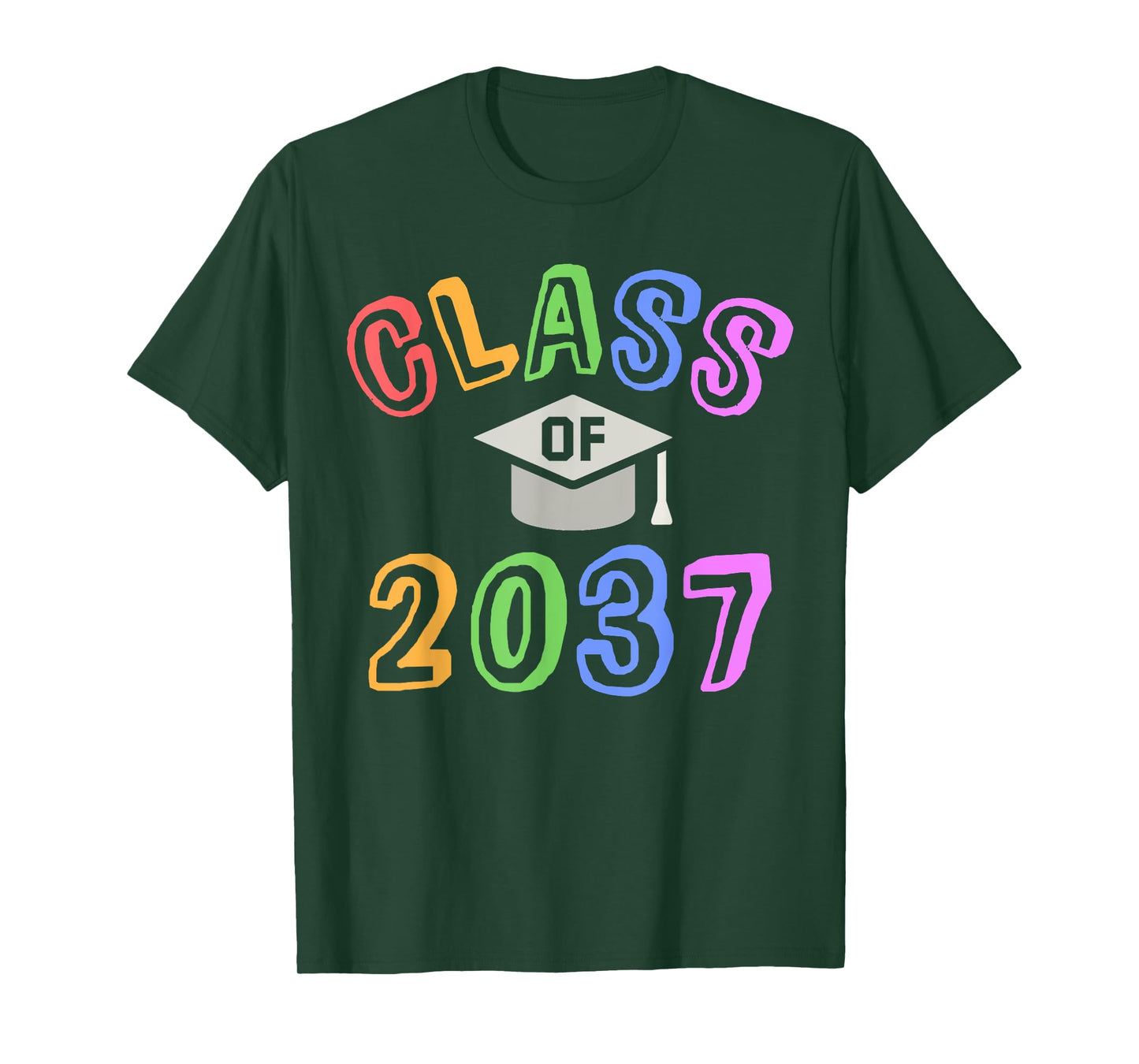Future CLASS of 2037 Graduation Year Preschool Kids Pre-K T-Shirt