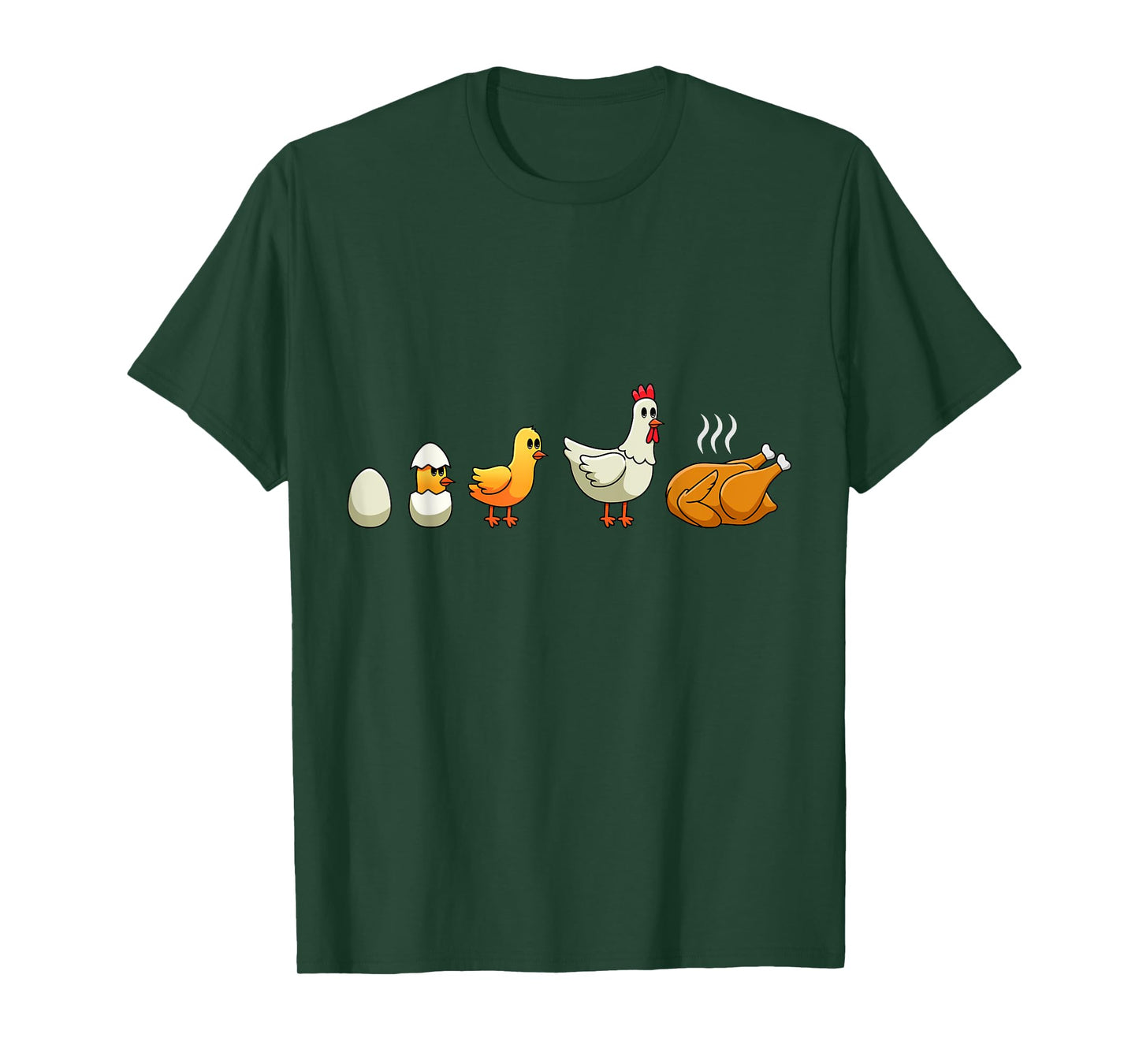 Chicken Evolution Chicken Holder Chicken T-Shirt
