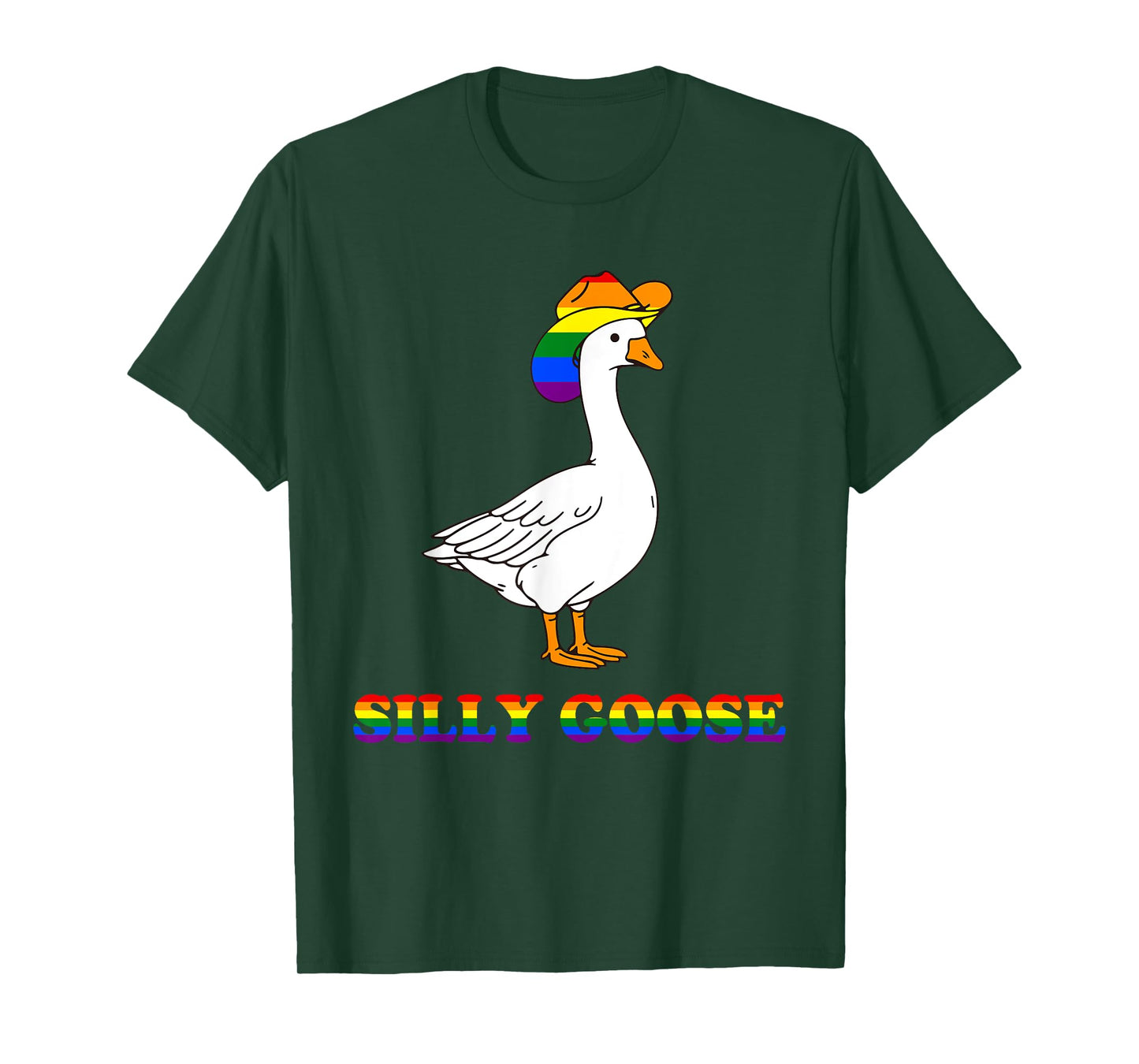 Funny Silly Goose LGBT Equality LGBT Pride Month Women Men T-Shirt