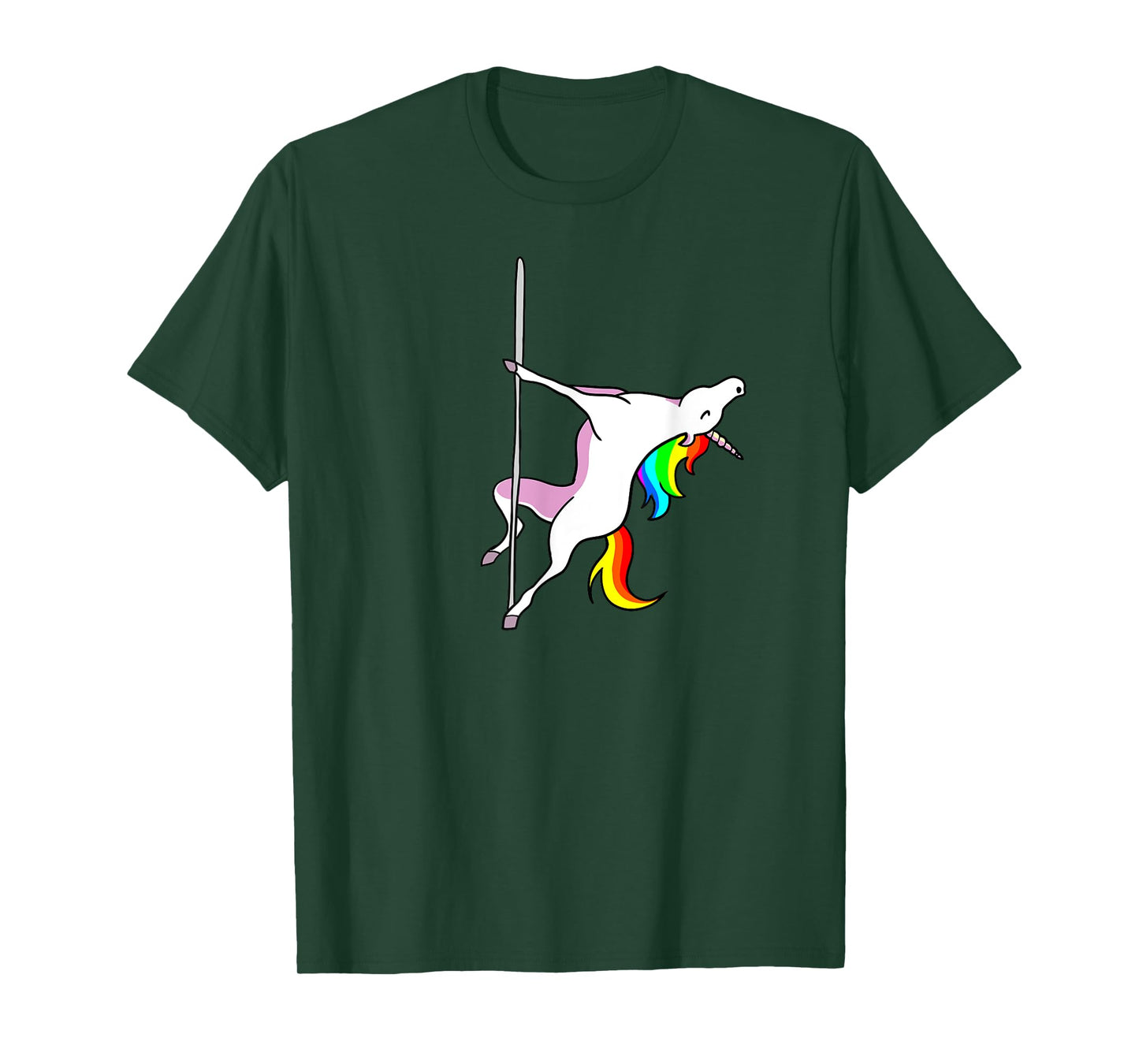 Unicorn Pole Dancer funny Pole Dancing Unicorn T-Shirt