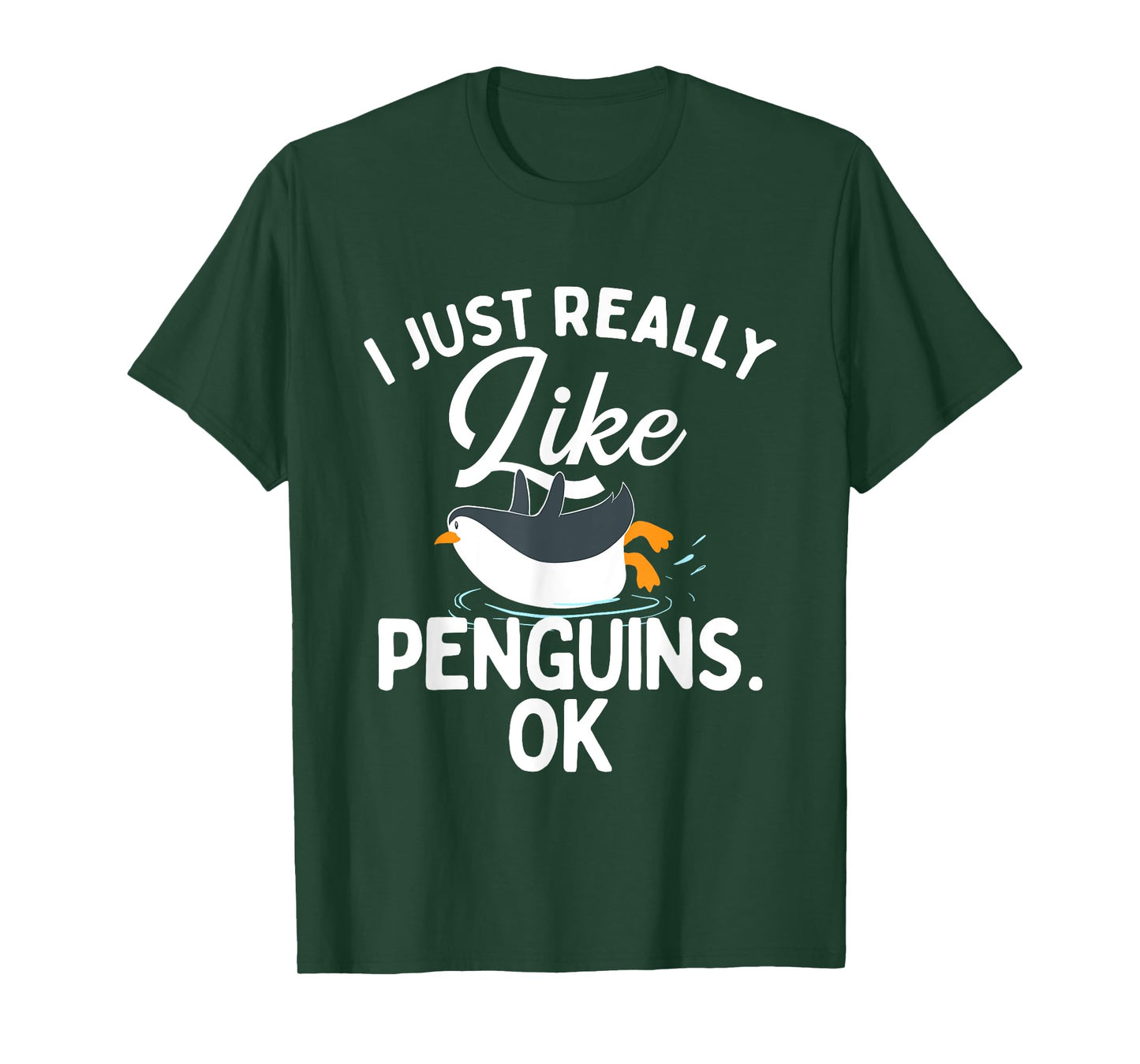 I Just Really Like Penguins - Penguin Lover Bird Watcher T-Shirt