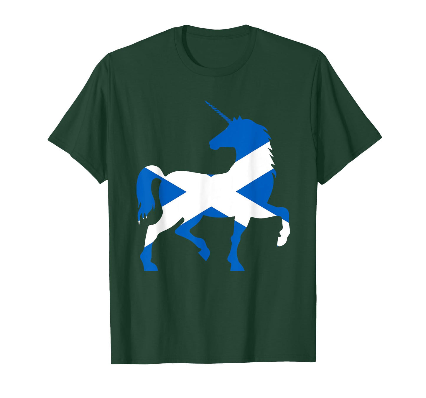 Scotland Flag Unicorn Scot Tartan Plaid Day Scottish Unicorn T-Shirt