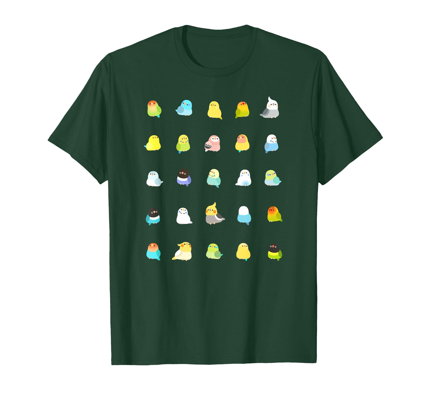 Tiny Birdies Parakeet T-Shirt T-Shirt