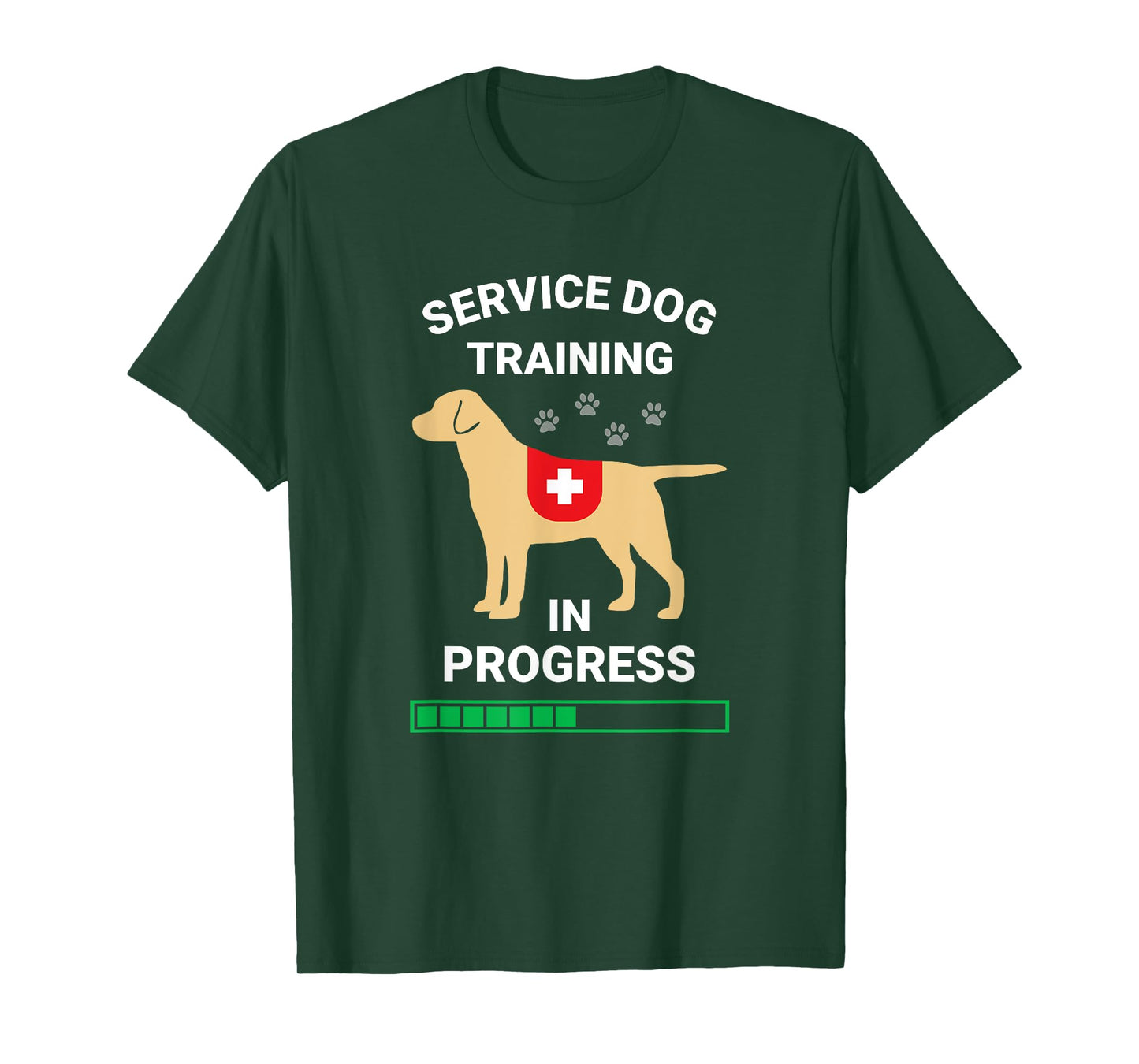 Service Dog in Training Registered Trainer Lab Retriever Men Women T-Shirt