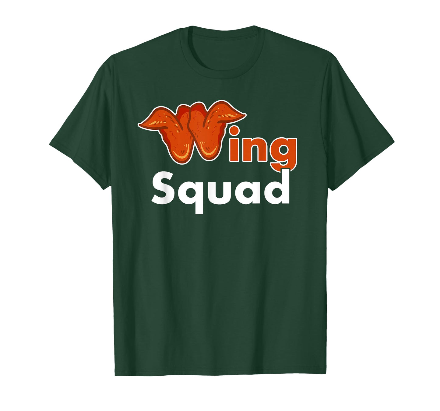 Chicken Wing Shirt Wing Squad Funny Fried Chicken Lover T-Shirt