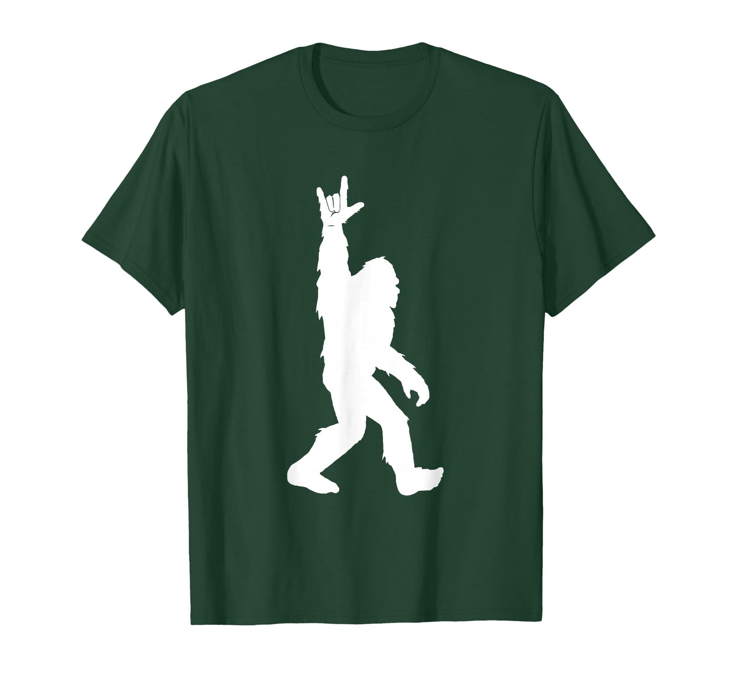 Bigfoot I Love You Hand Sign Language for Sasquatch Hunters T-Shirt