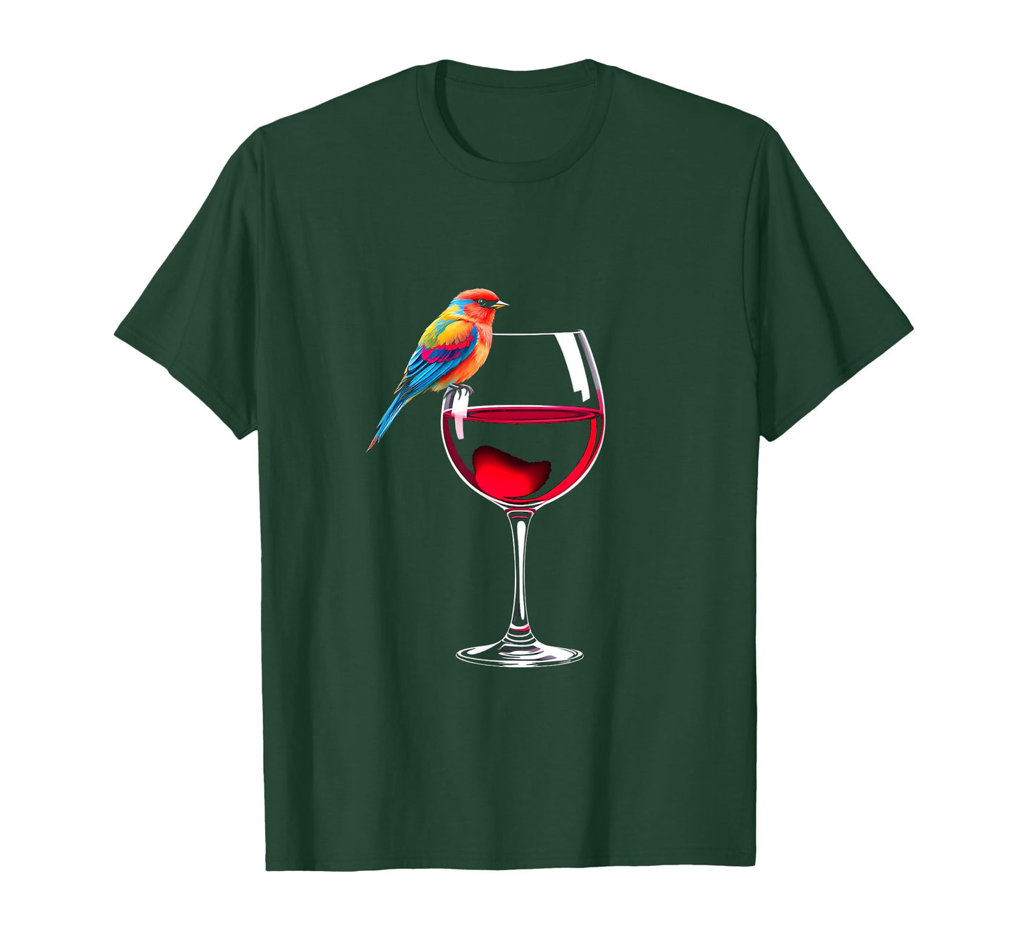 Graphic, Bird, Wine T-Shirt