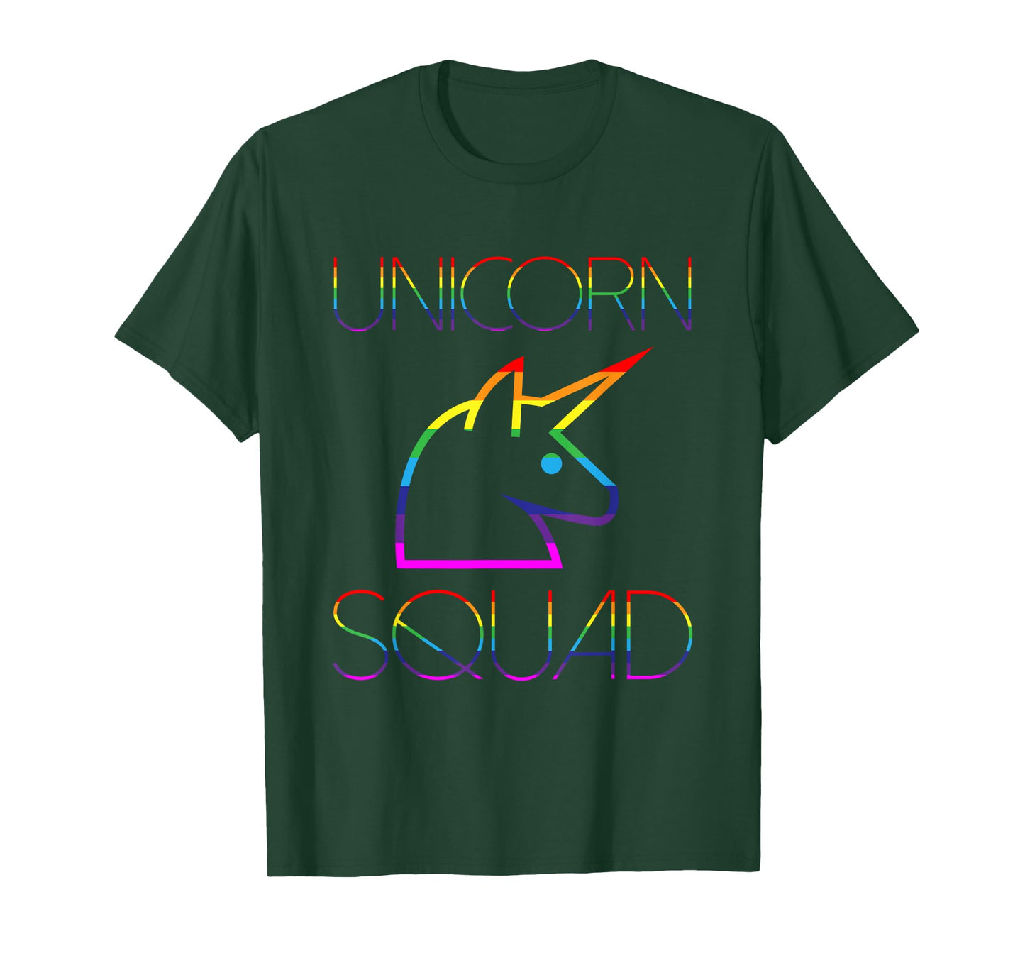 Unicorn Squad adult shirt Funny Cute Rainbow Color T-Shirt