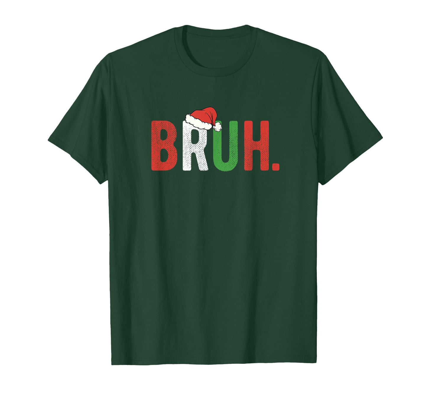 Bruh Funny Christmas Teens Boys Kids Xmas Pajamas T-Shirt
