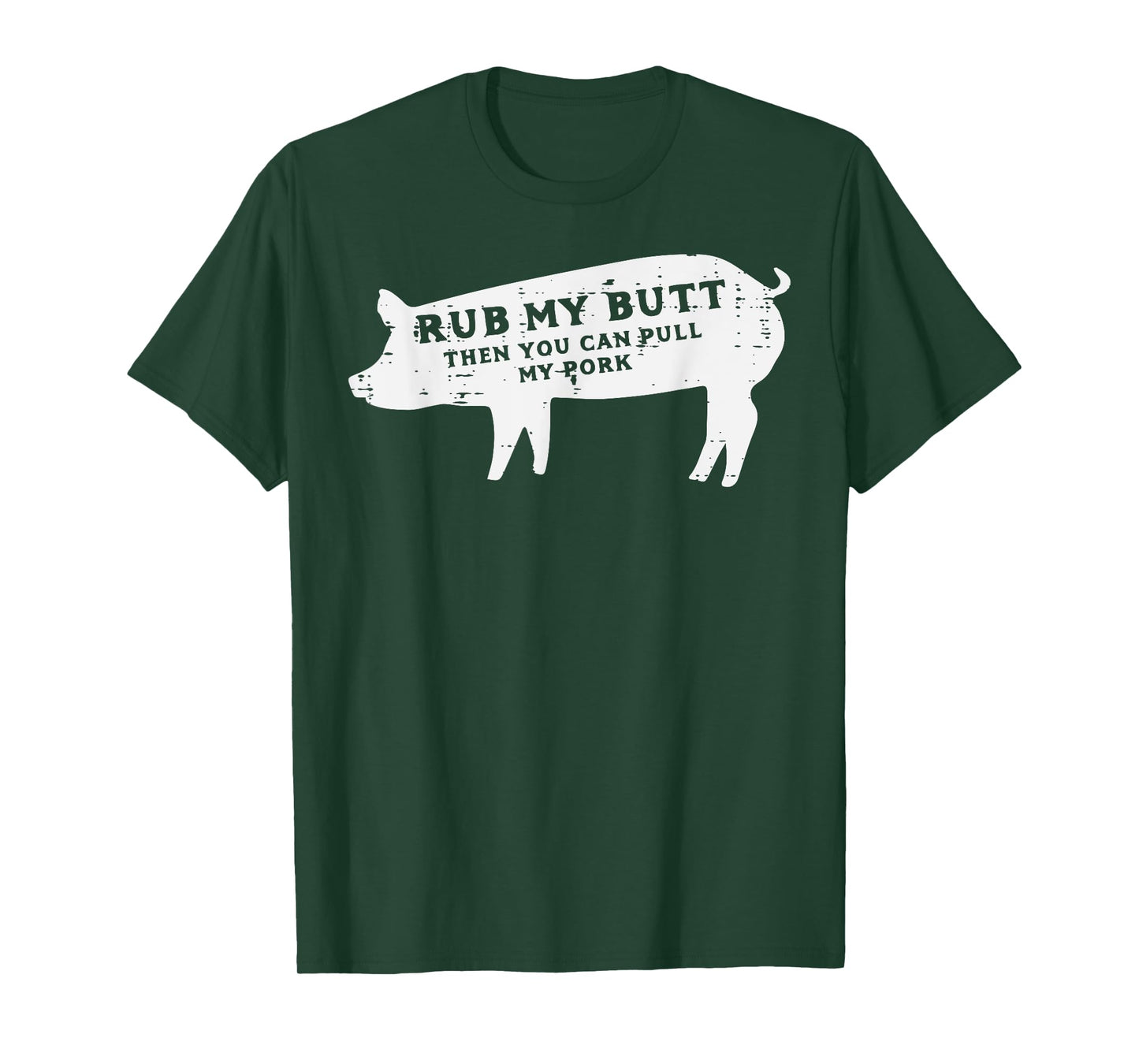 Pig Rub You Can Pull My Pork Bbq Barbecue Grill Women Men T-Shirt