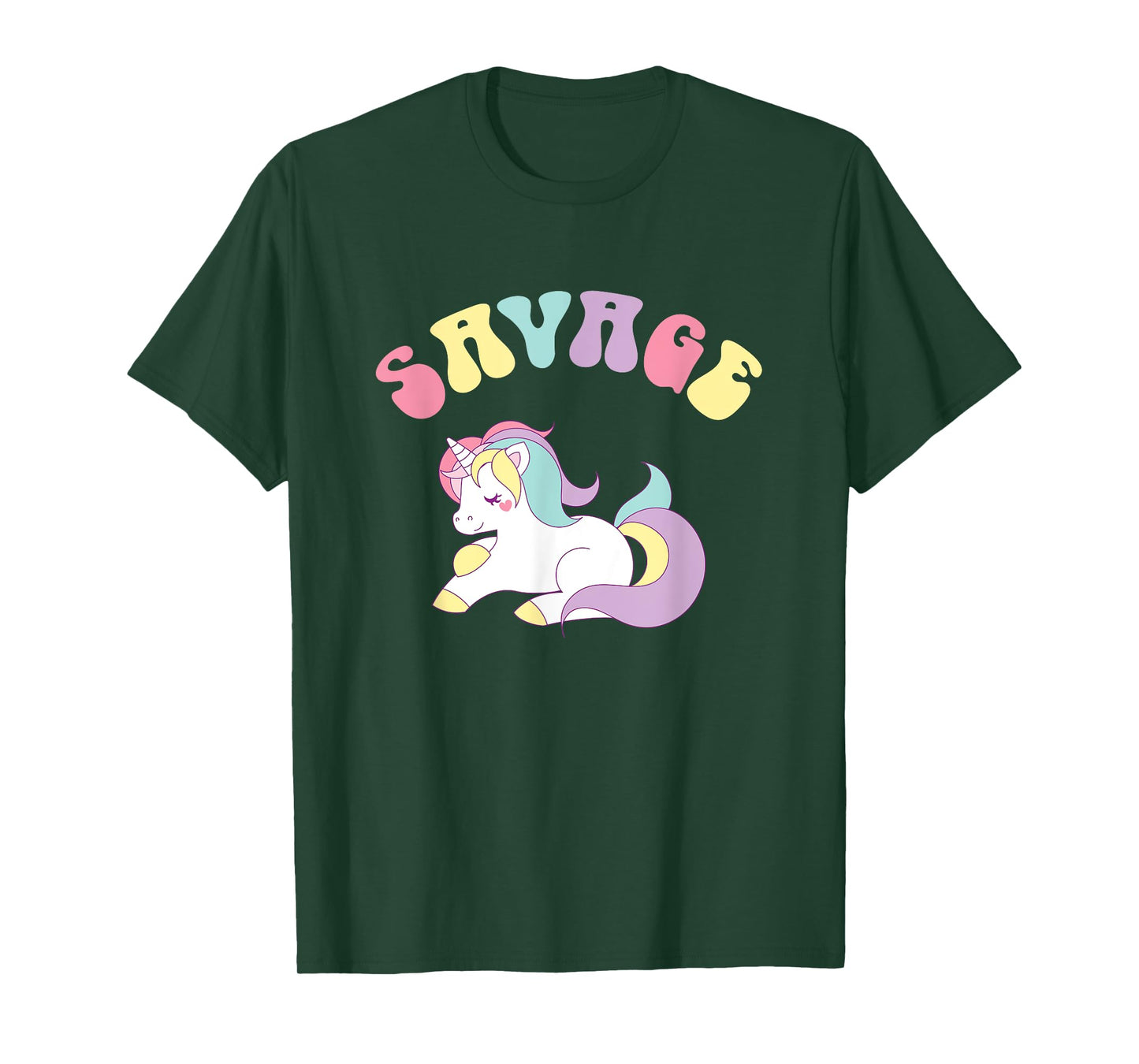 Unicorn Shirts for Women - Rainbow Shirt for Women - Savage T-Shirt
