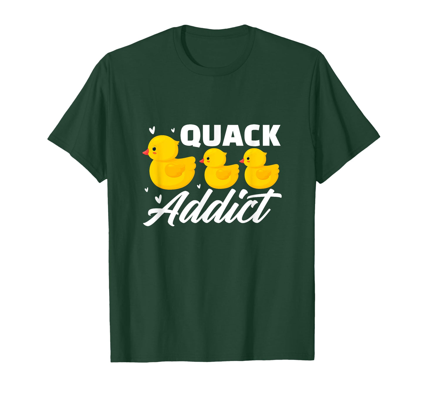 Duck Rubber Ducks Quack Addict Duckling Duckie T-Shirt