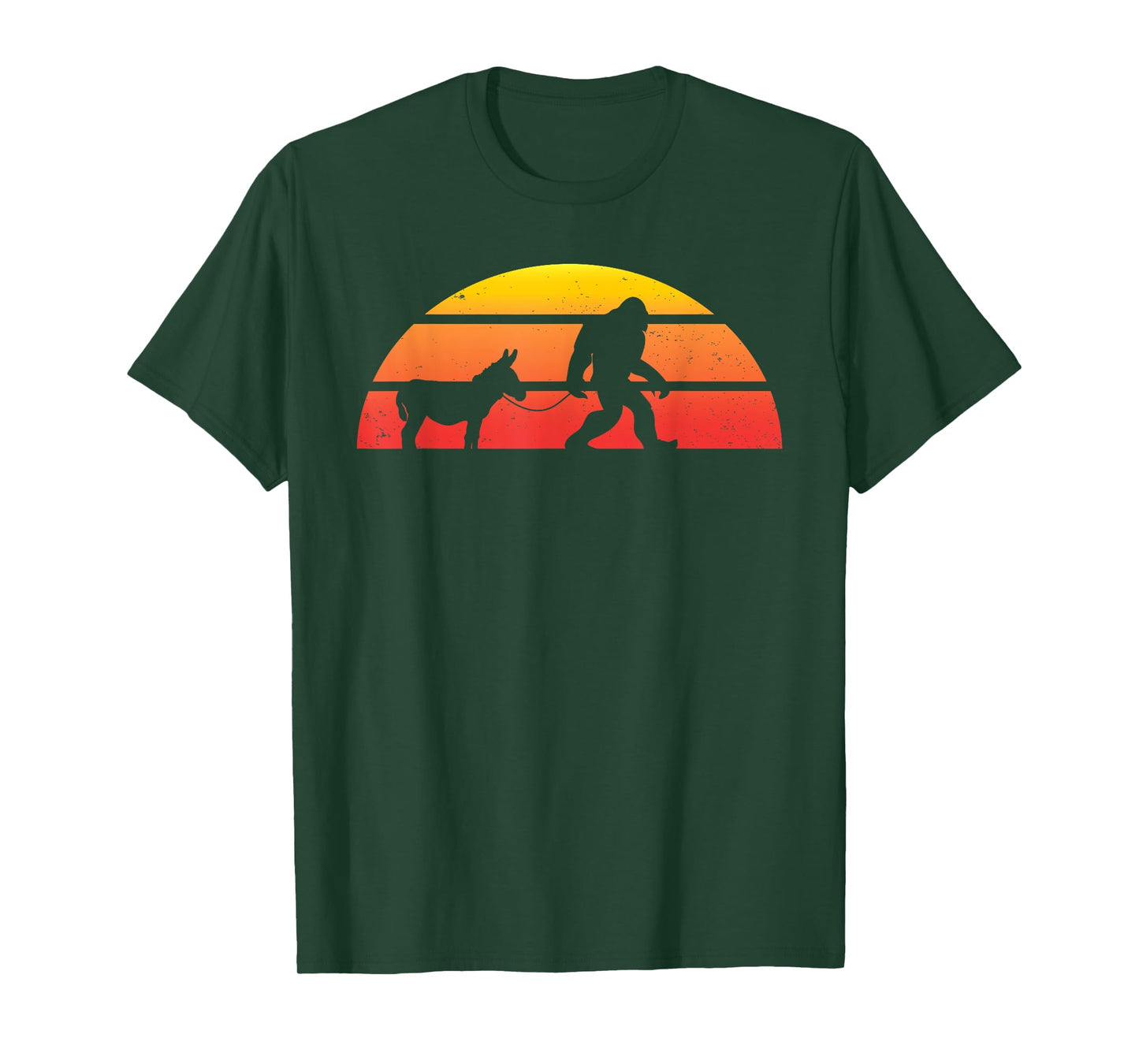 Bigfoot Donkey Outfit Clothes Stuff Lover Sasquatch Gift Men T-Shirt