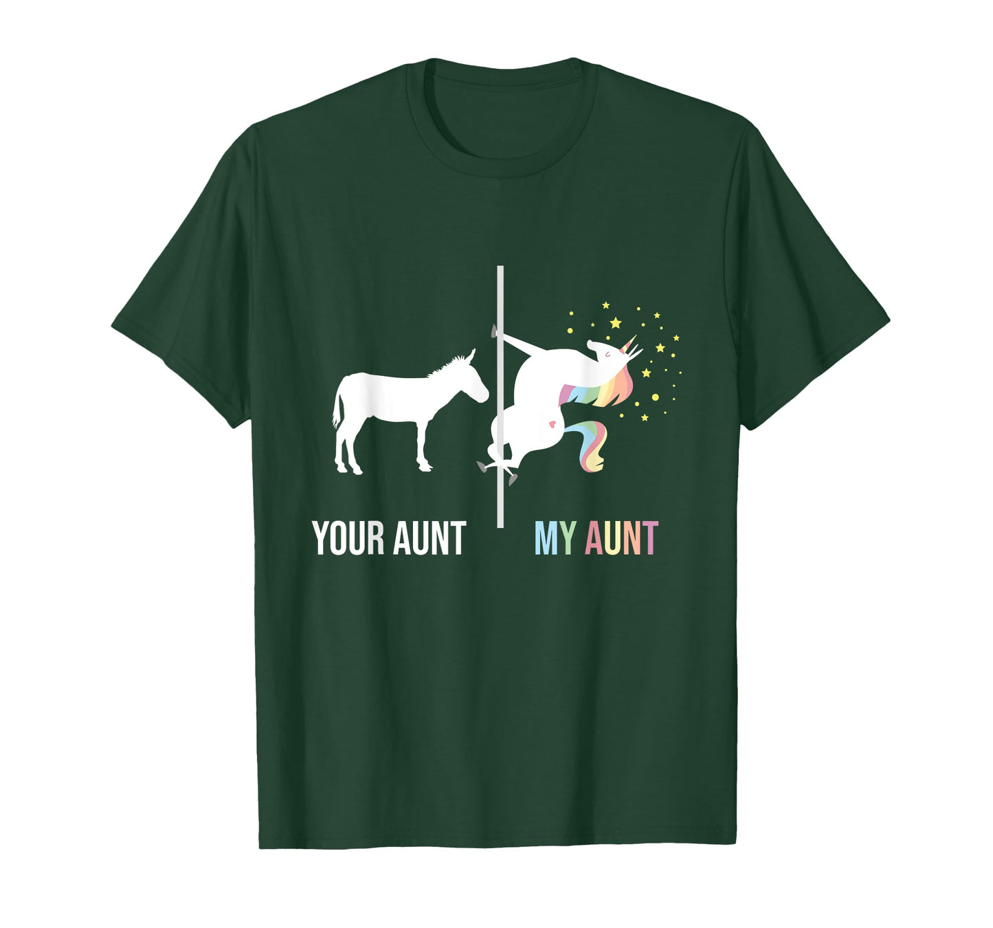 Your Aunt My Aunt - Unicorn Cool Aunty Auntie Niece Nephew T-Shirt