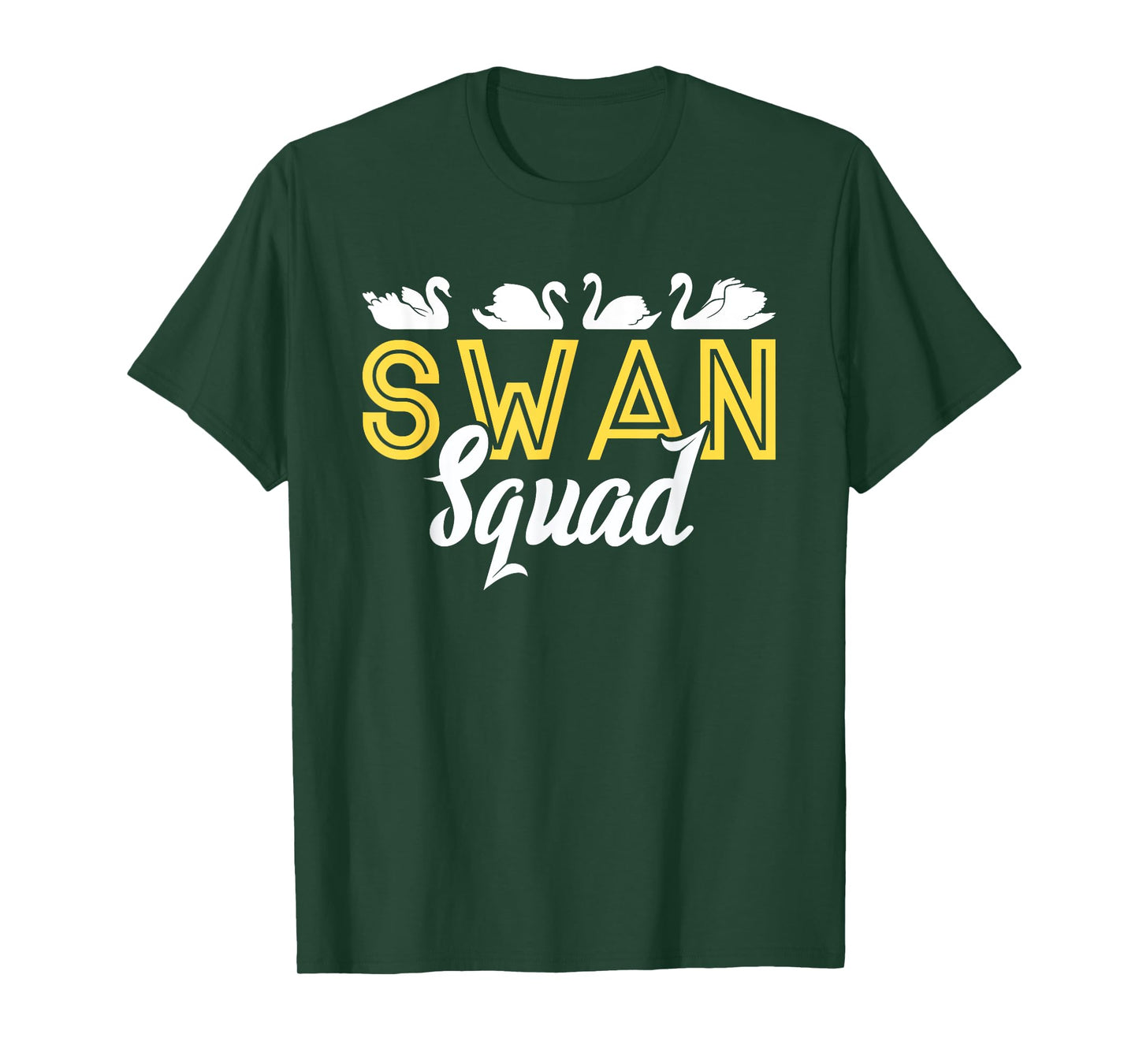 Swan Squad | Water Birds | Swans Lover T-Shirt