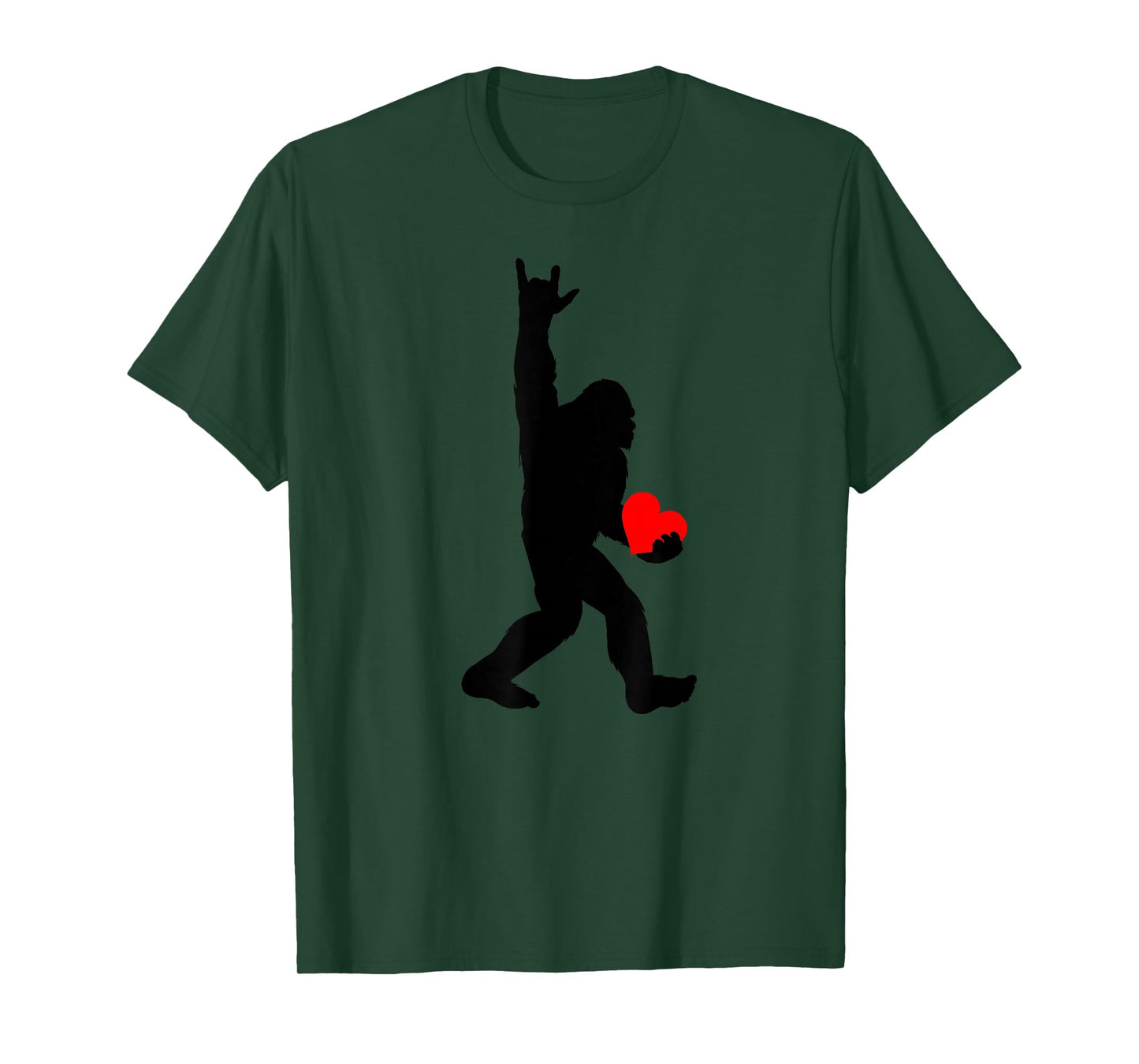 ASL Bigfoot I Love You Sign Language Bigfoot I Love You ASL T-Shirt