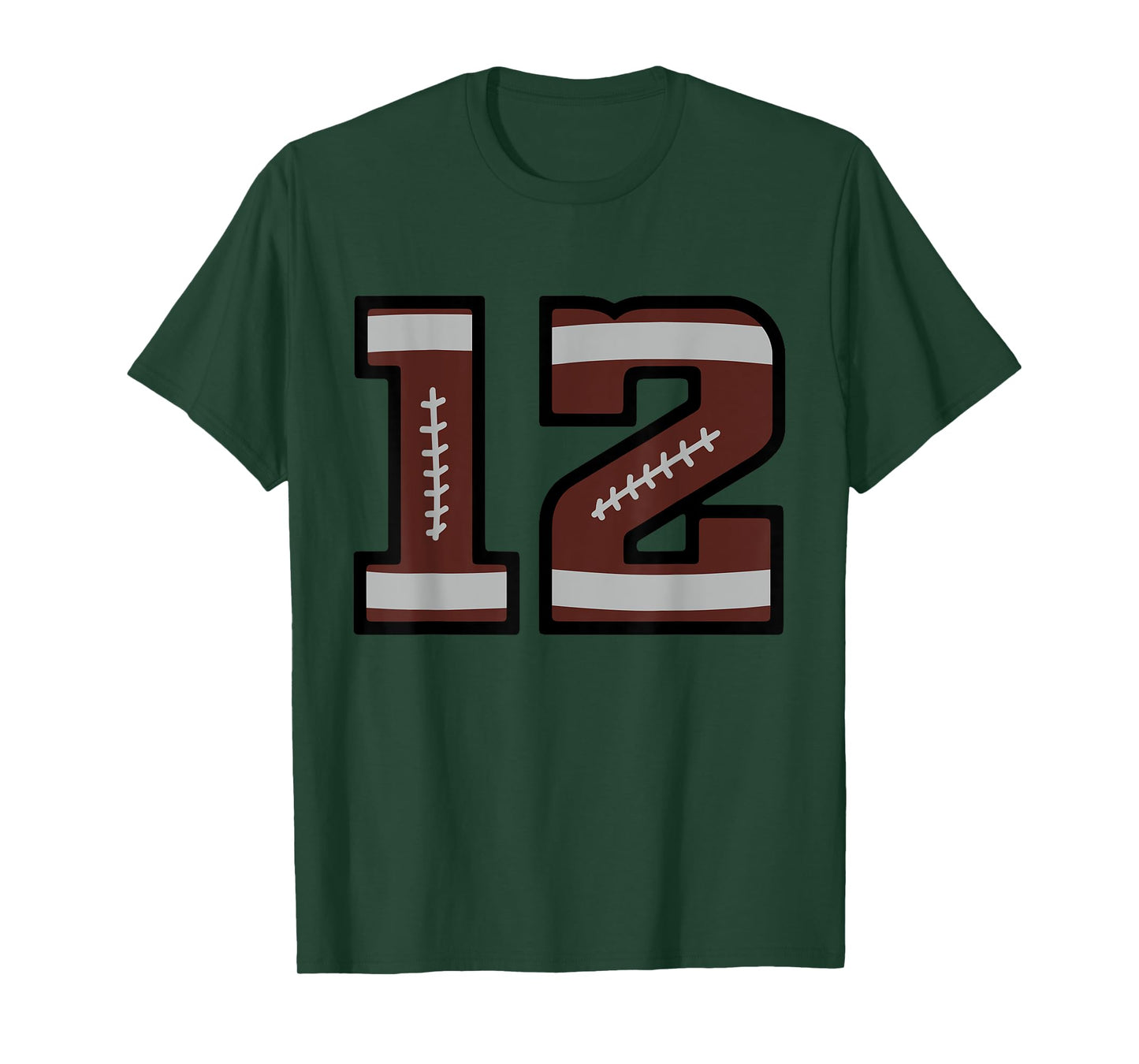 Football Number #12 T-Shirt