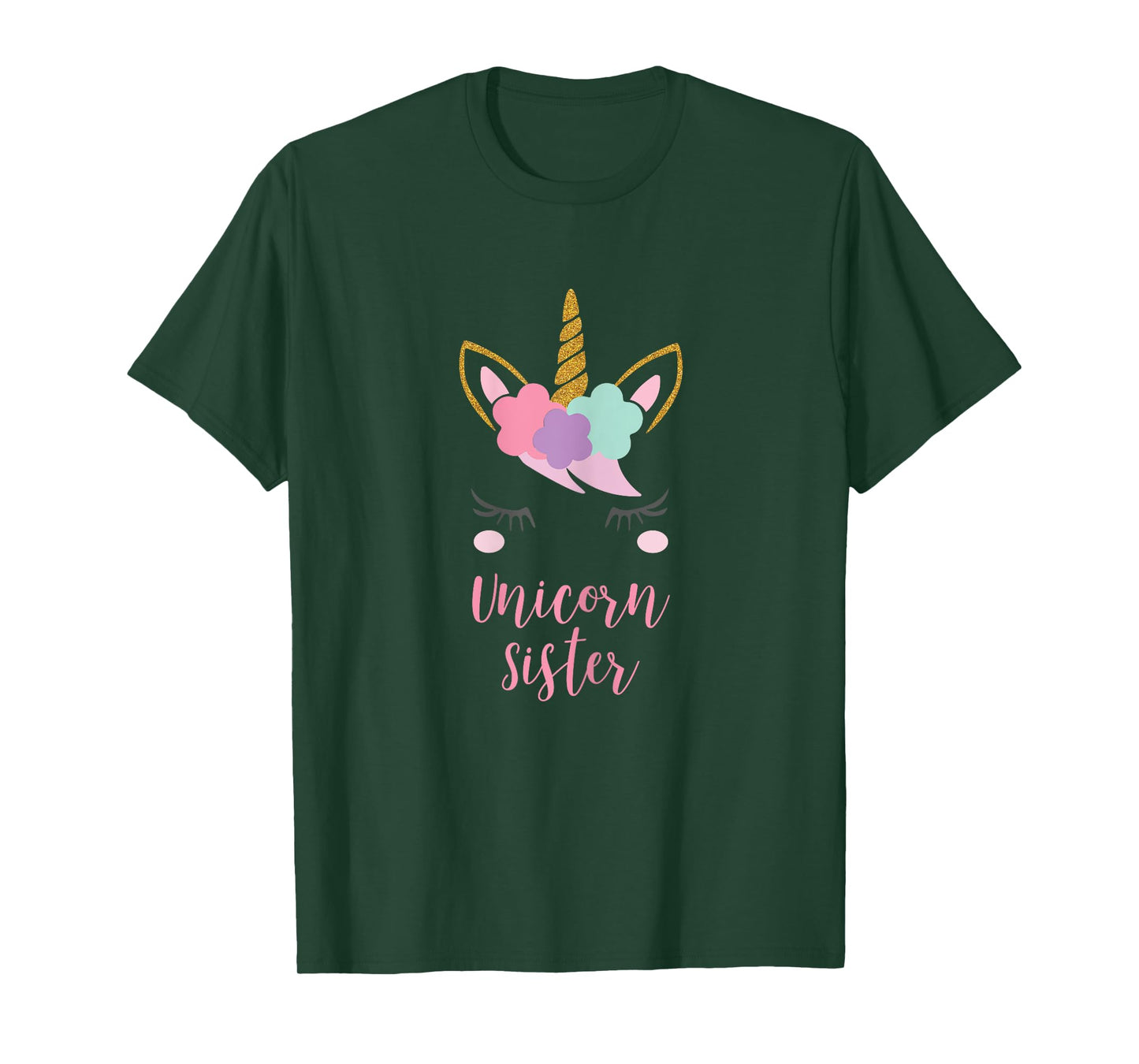 Sister Unicorn Shirt, Cute Unicorn Sister Gift T-Shirt
