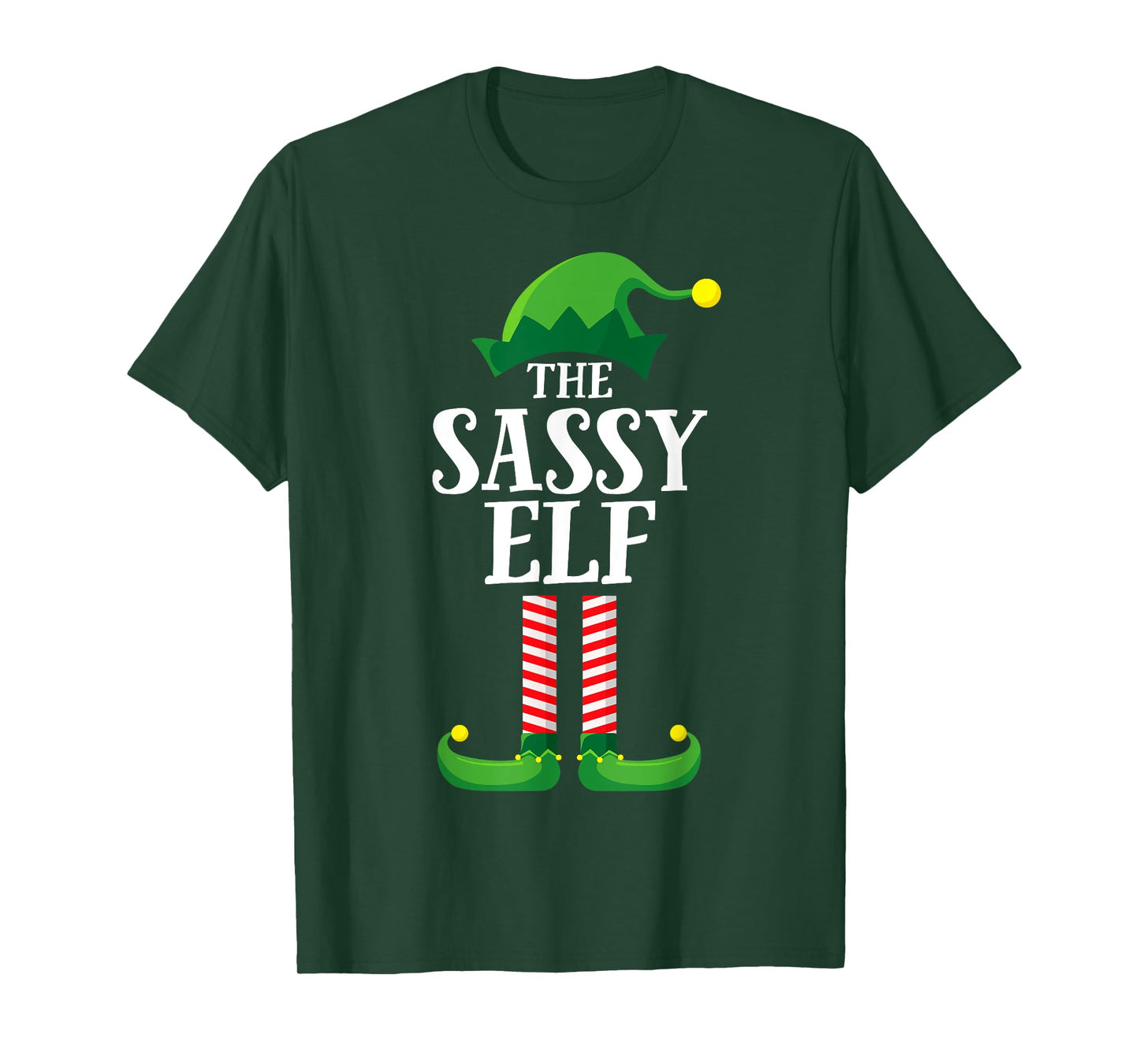 Sassy Elf Shirt Matching Family Group Christmas T-Shirt