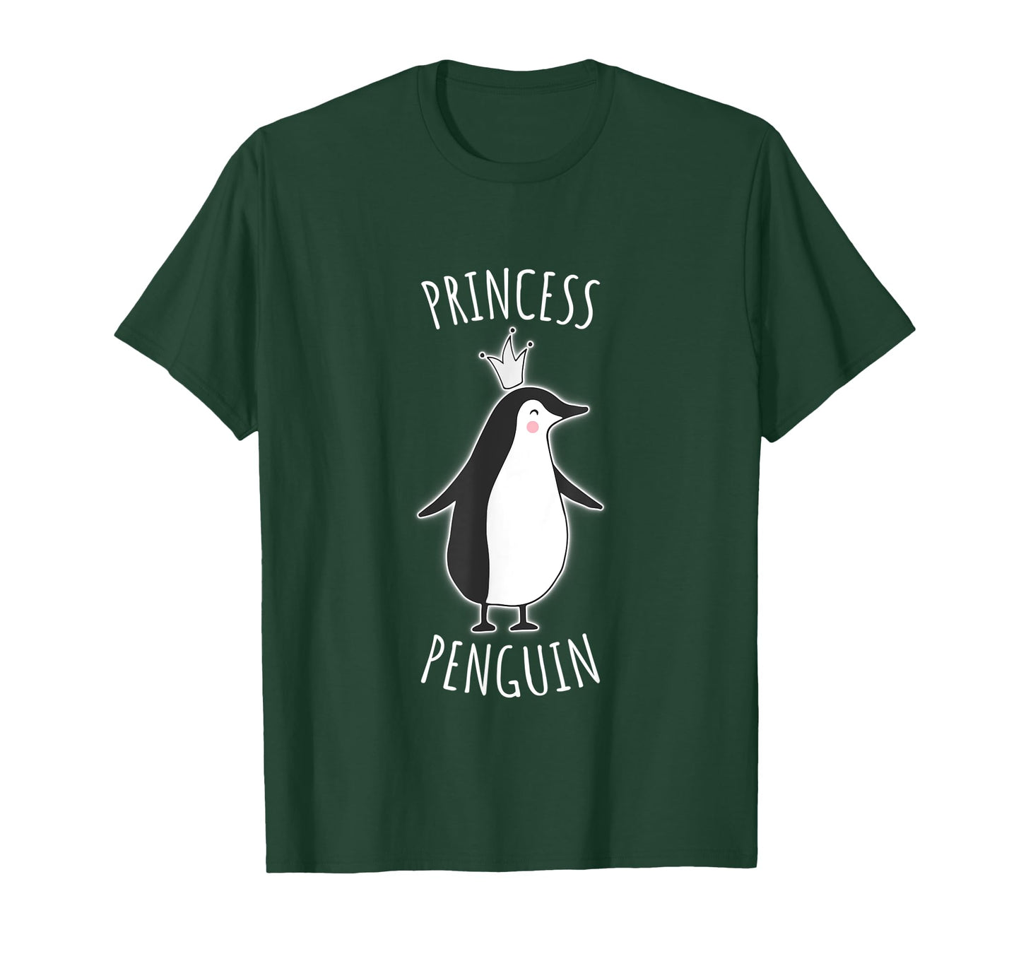 Cute Penguin Princess T Shirt Tee Gift for Boys Girls Kids