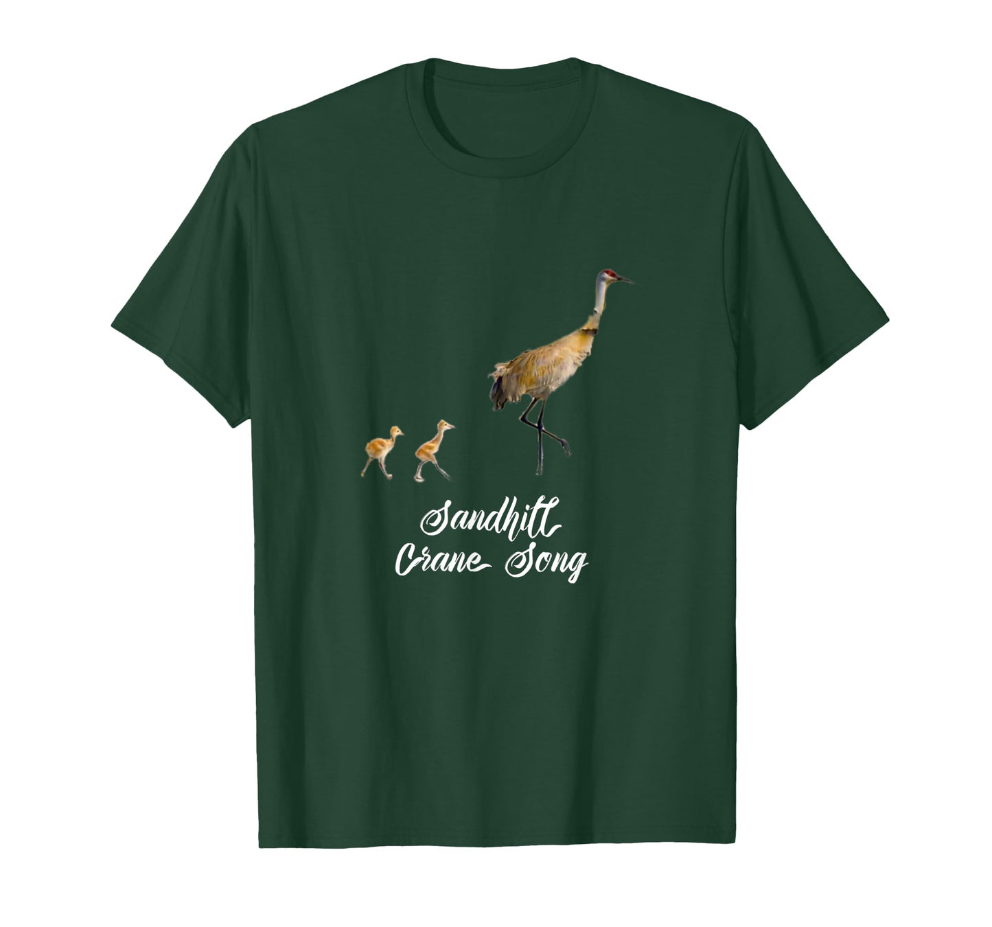 Sandhill Crane Song Design T-Shirt