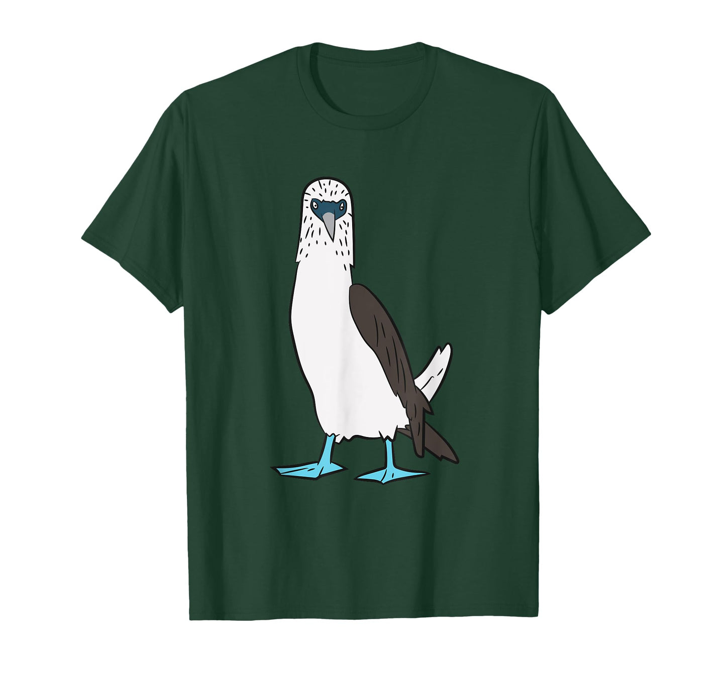 Cute Blue Foot Booby Bird Dancing Blue Foot Boobie Bird T-Shirt