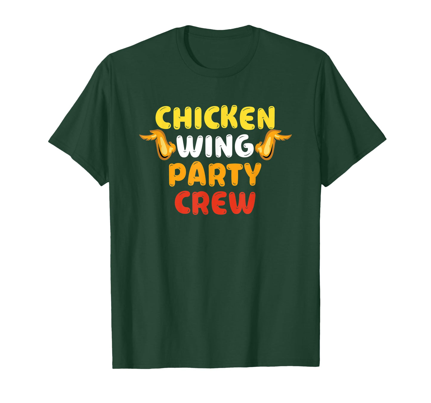 Chicken Wing Party Crew - Chicken Wing Eating Fanatic T-Shirt
