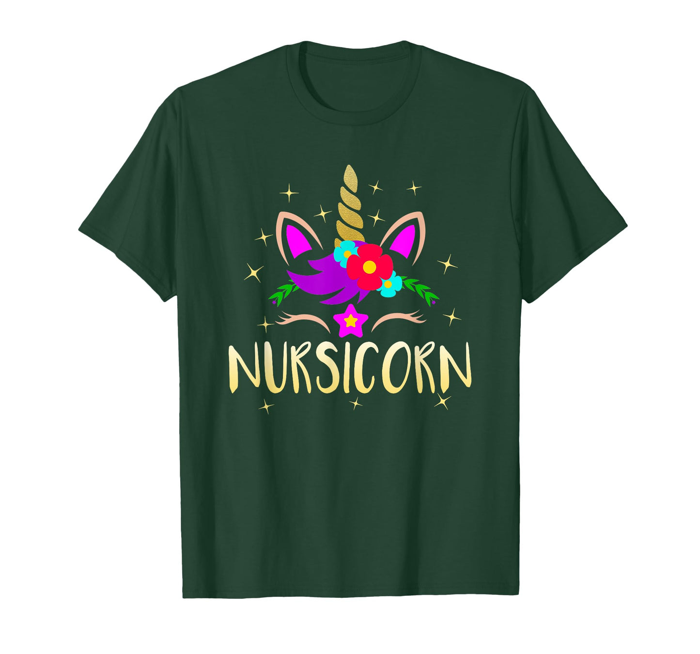 Nursicorn Funny Unicorn Female Nurse T-Shirt