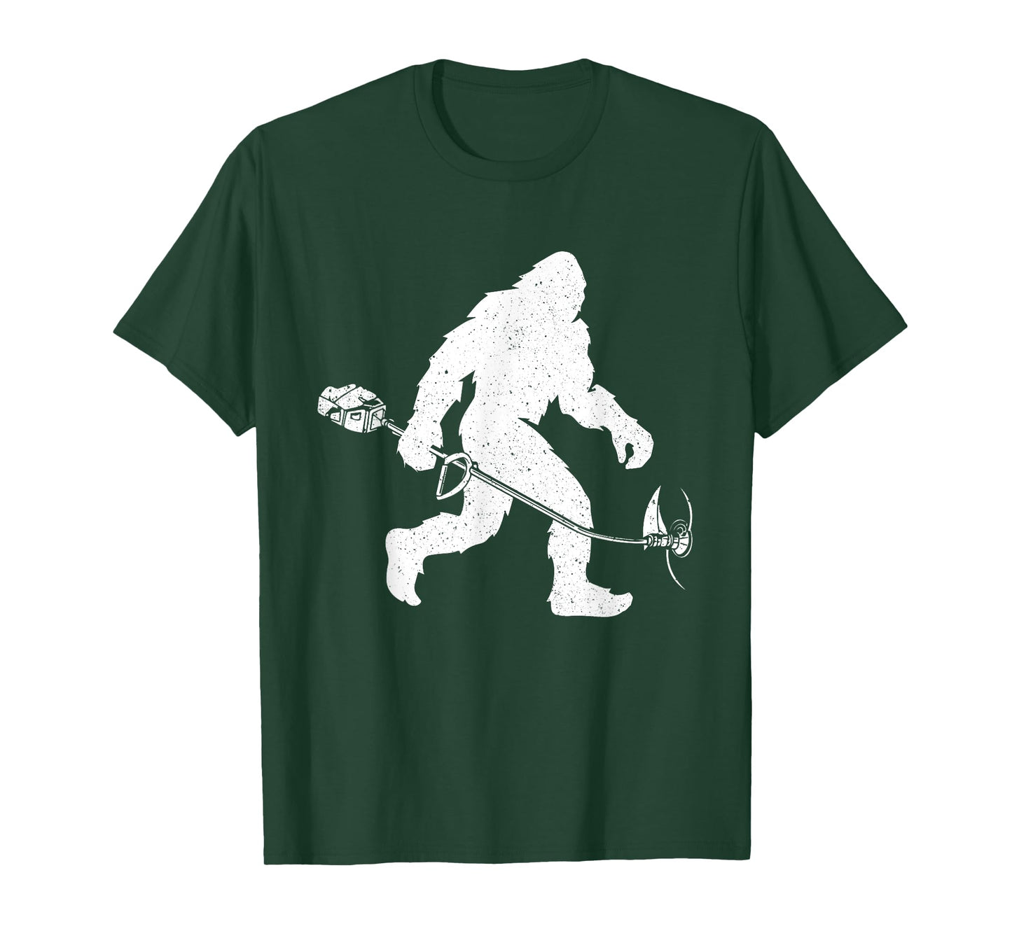 Lawn Trimmer - Bigfoot Sasquatch Grass Landscape Landscaper T-Shirt