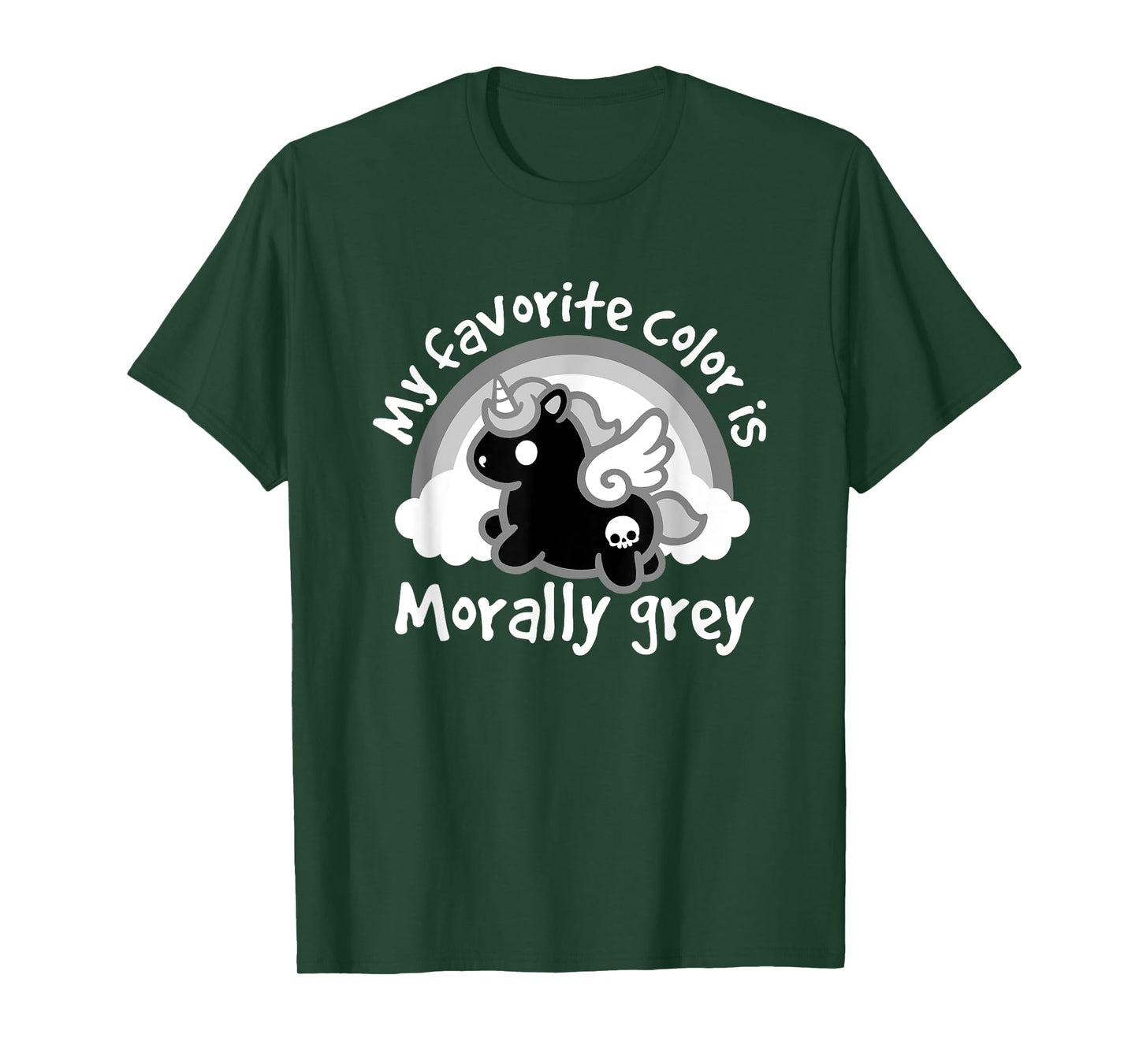 Morally Grey Unicorn – Morally Grey Lovers – Book Lover T-Shirt
