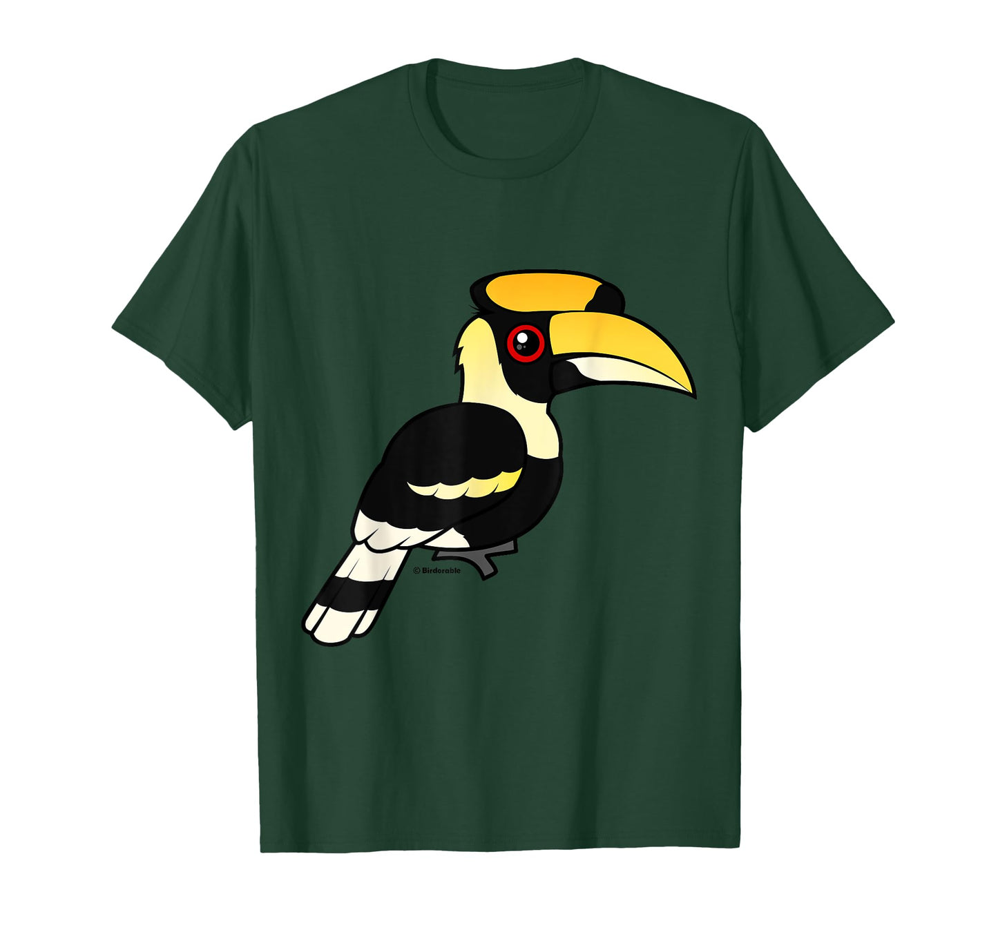 Great Hornbill Cute Cartoon Birdorable Bird T-Shirt