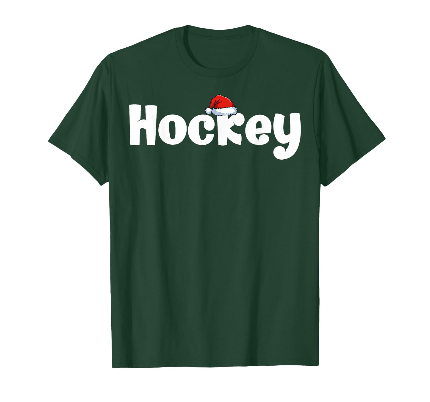 Christmas Hockey Christmas Day Hockey Player Men Women Xmas T-Shirt
