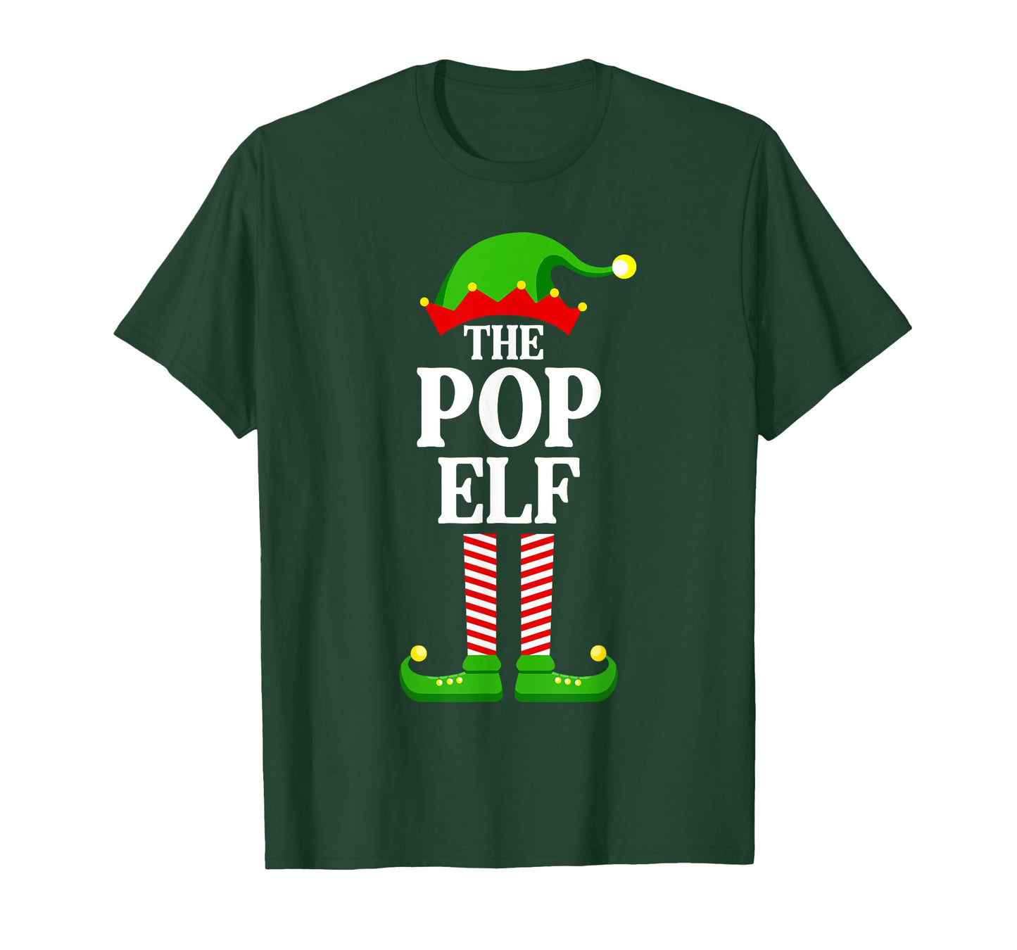 Pop Elf Family Matching Group Funny Christmas T-Shirt