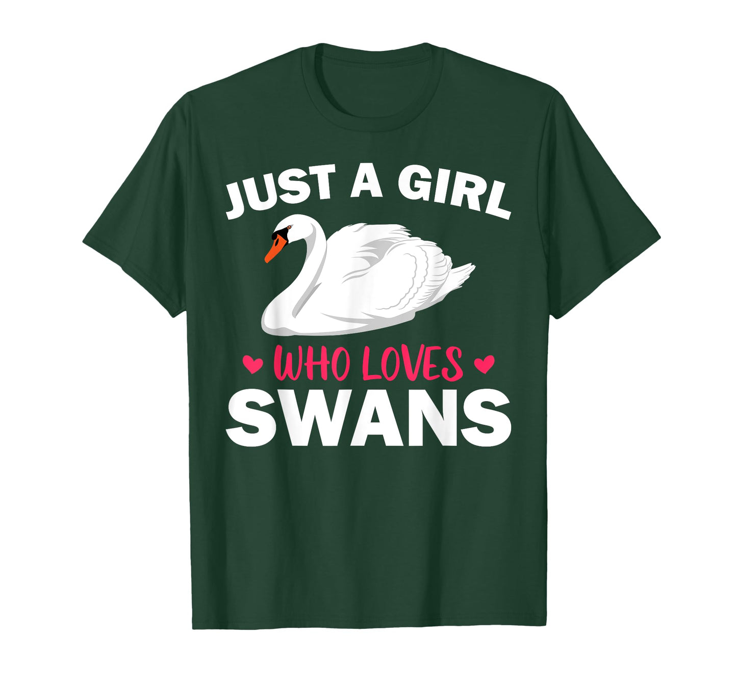 Cool Swan Costume For Girls Women Mom Waterfowl Swan Lover T-Shirt