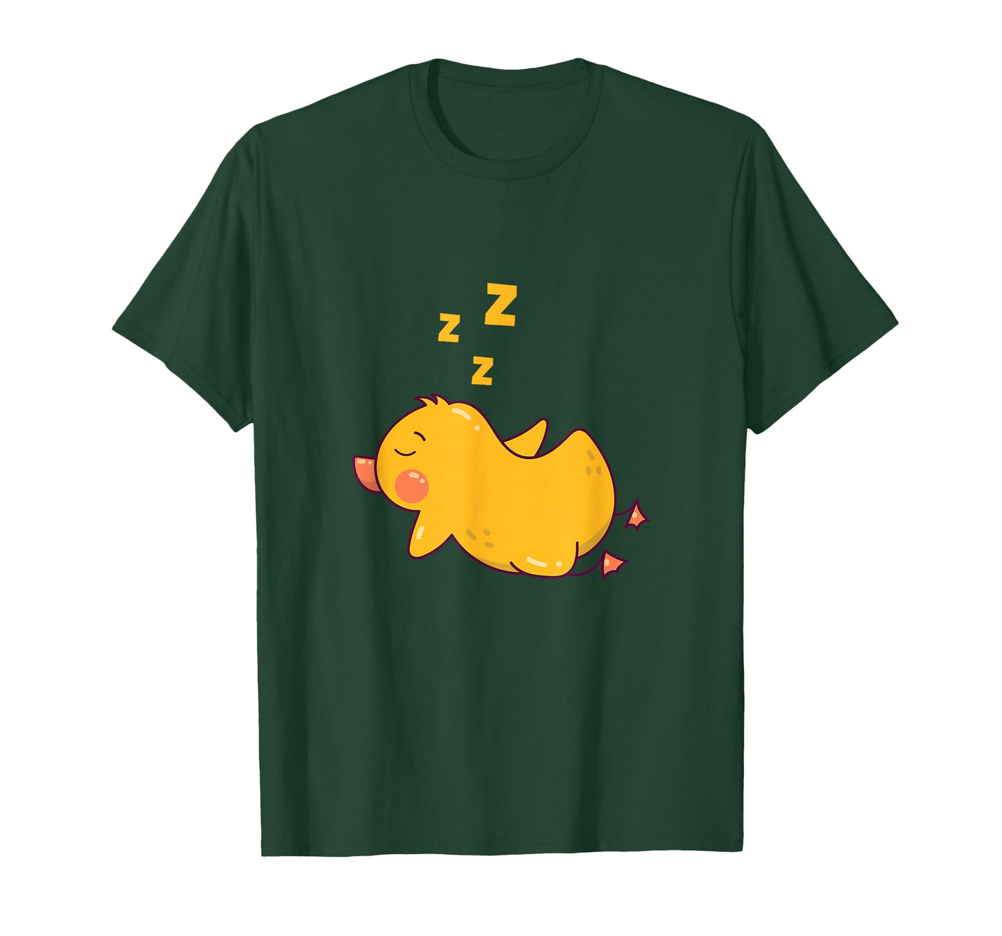 Sleeping Duck Rubber Duckling Nap Sleep Pajamas Party T-Shirt