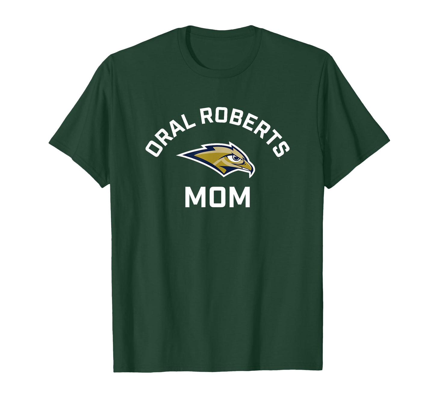 Oral Roberts University ORU Golden Eagles Arched Mom T-Shirt