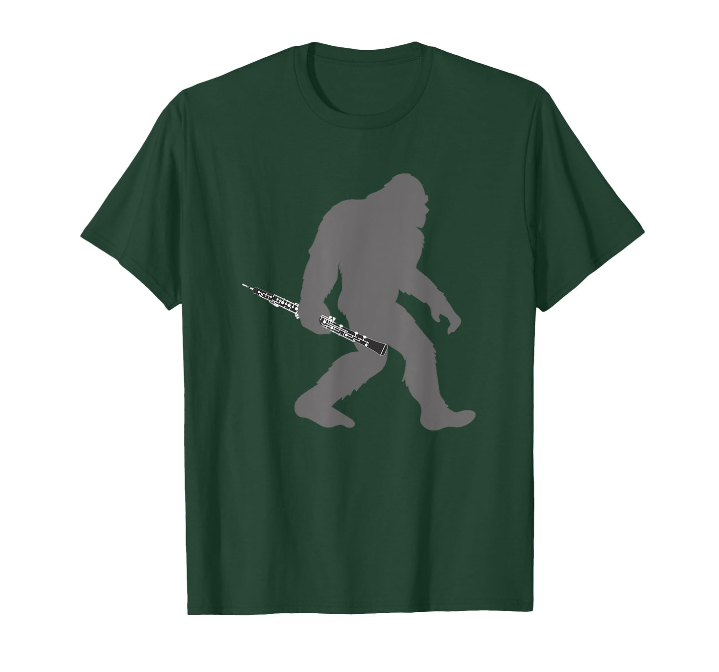 Funny Oboist Bigfoot musician with Oboe T-Shirt