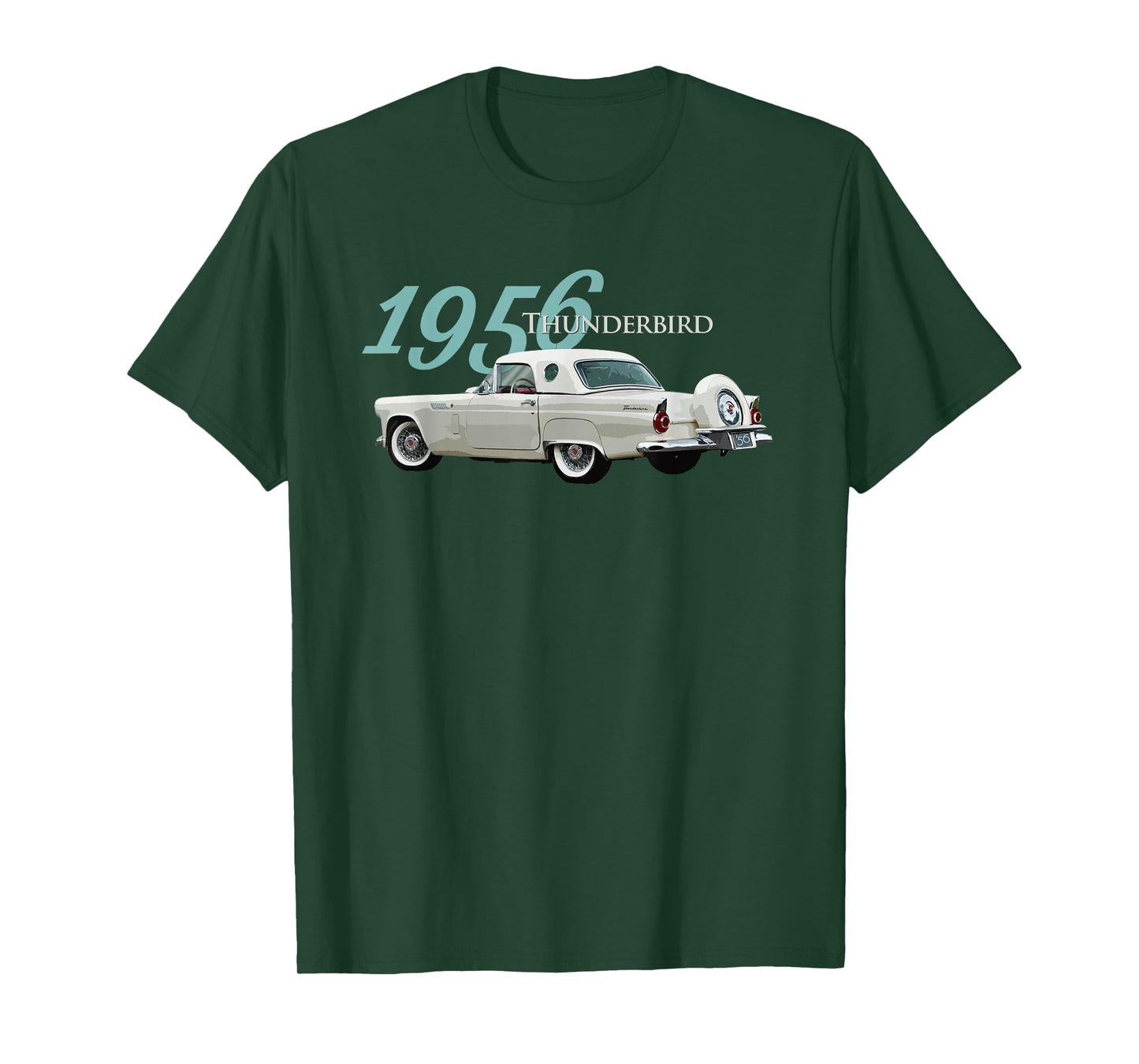 VINTAGE 1956 THUNDERBIRD, CLASSIC AMERICAN SPORTS CAR, 1950s T-Shirt
