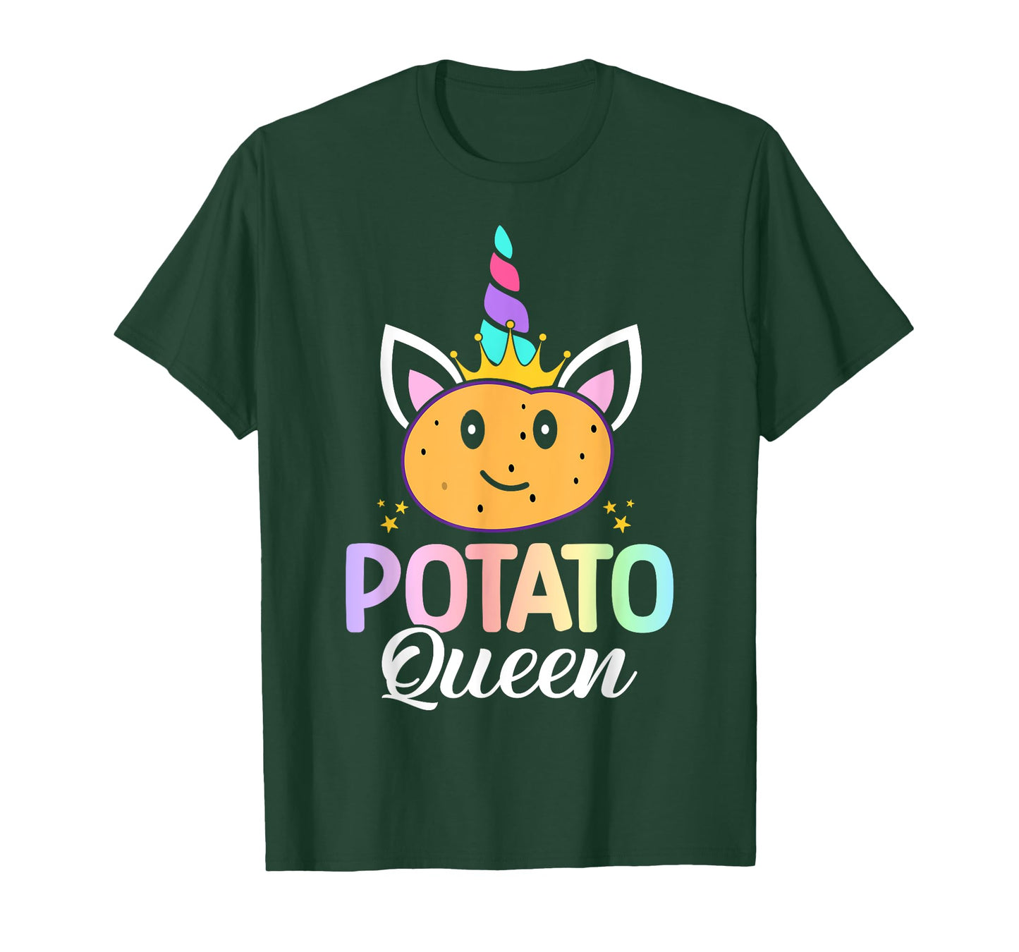 Potato Queen Female Potato Lover Girl T-Shirt