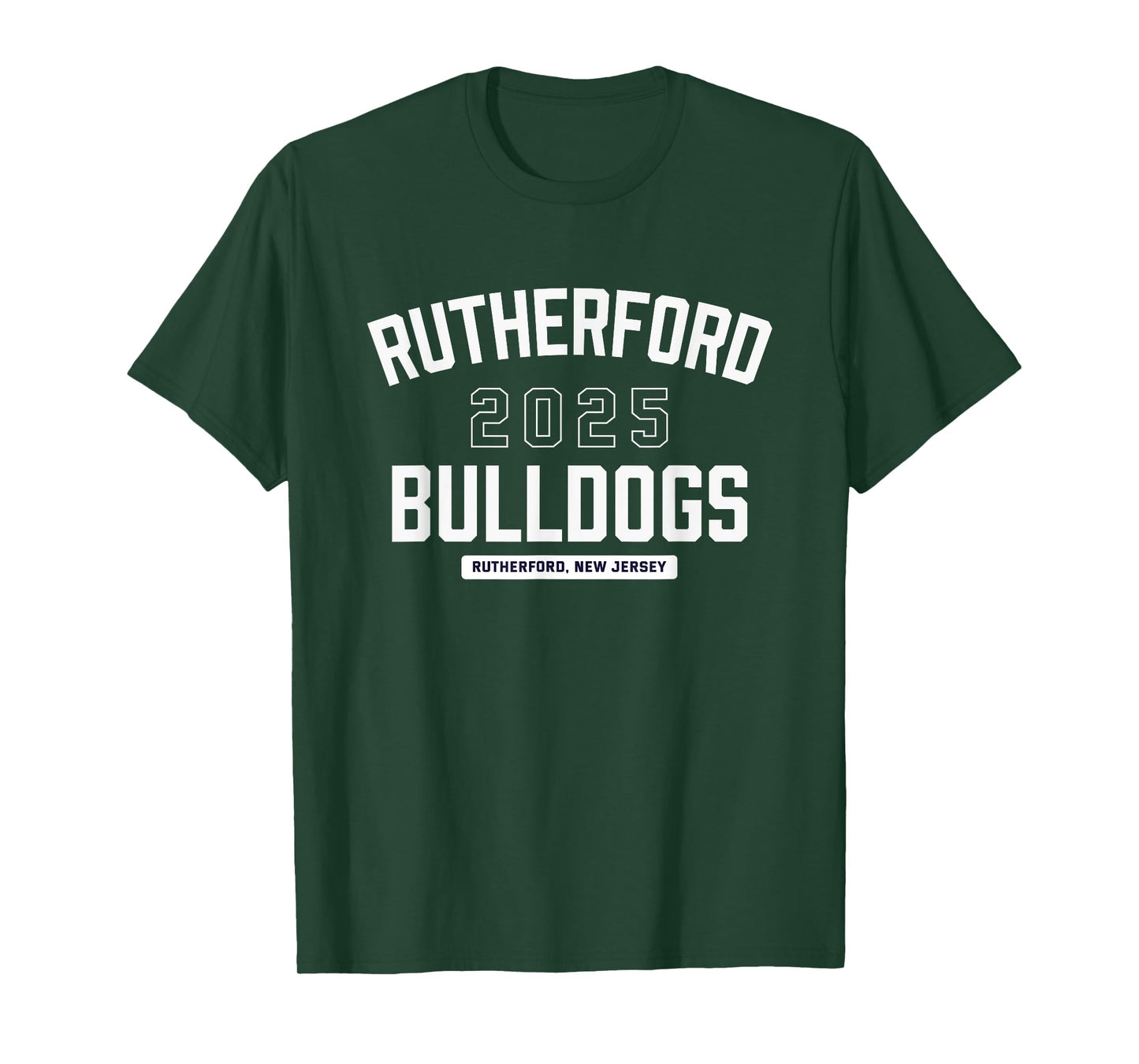 Rutherford Bulldogs Rutherford, New Jersey 2025 T-Shirt