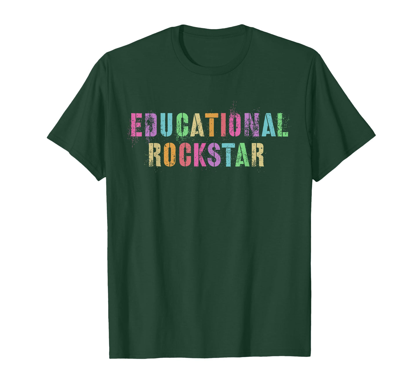 I Prefer Term EDUCATIONAL ROCKSTAR Teacher Principal Team Men Women Kids T-Shirt
