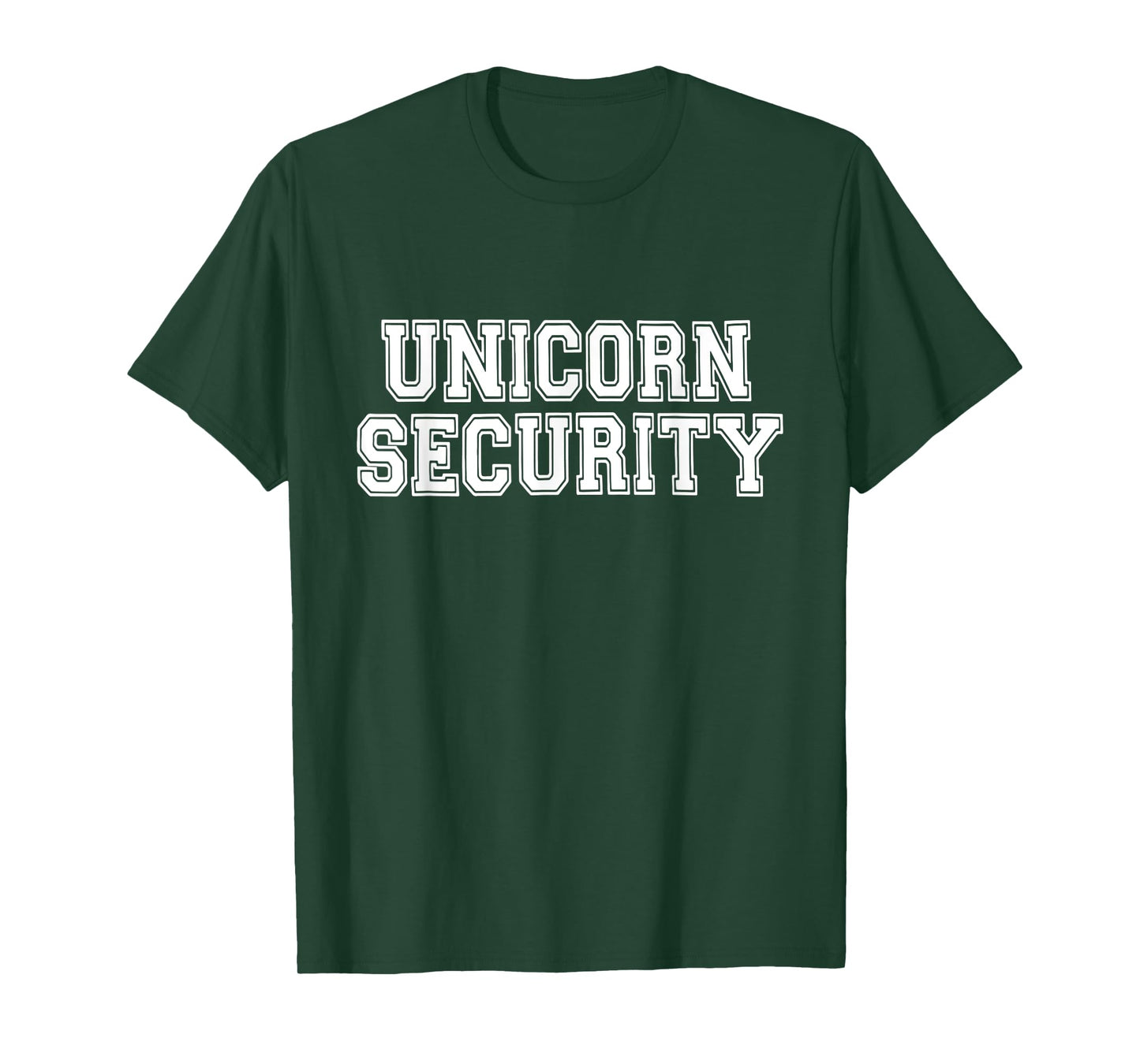 Halloween Mother Daughter Costume Unicorn Security Dad Mom T-Shirt