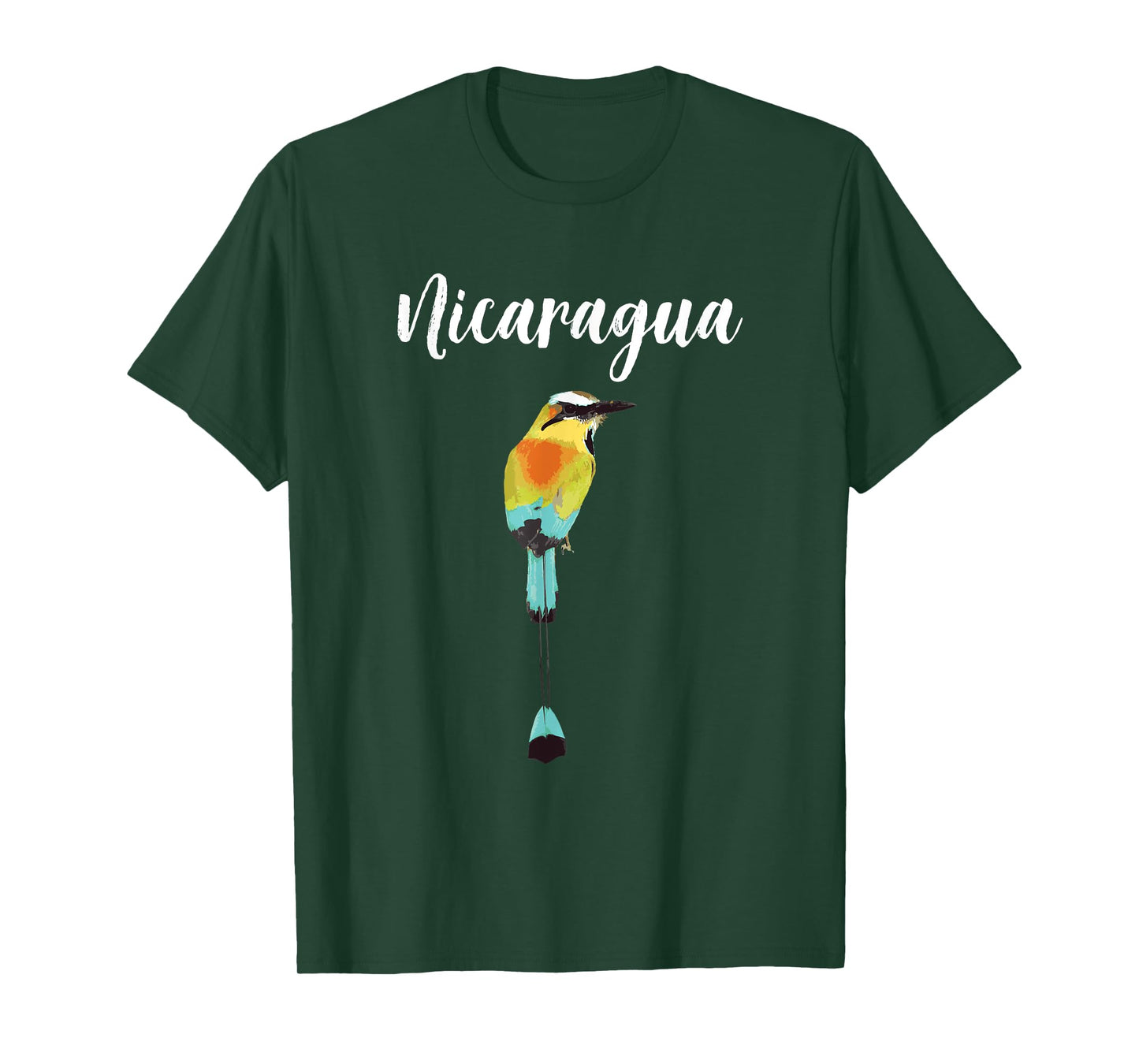 Nicaragua Guardabarranco Nicaraguan Bird Nica SOS Managua T-Shirt