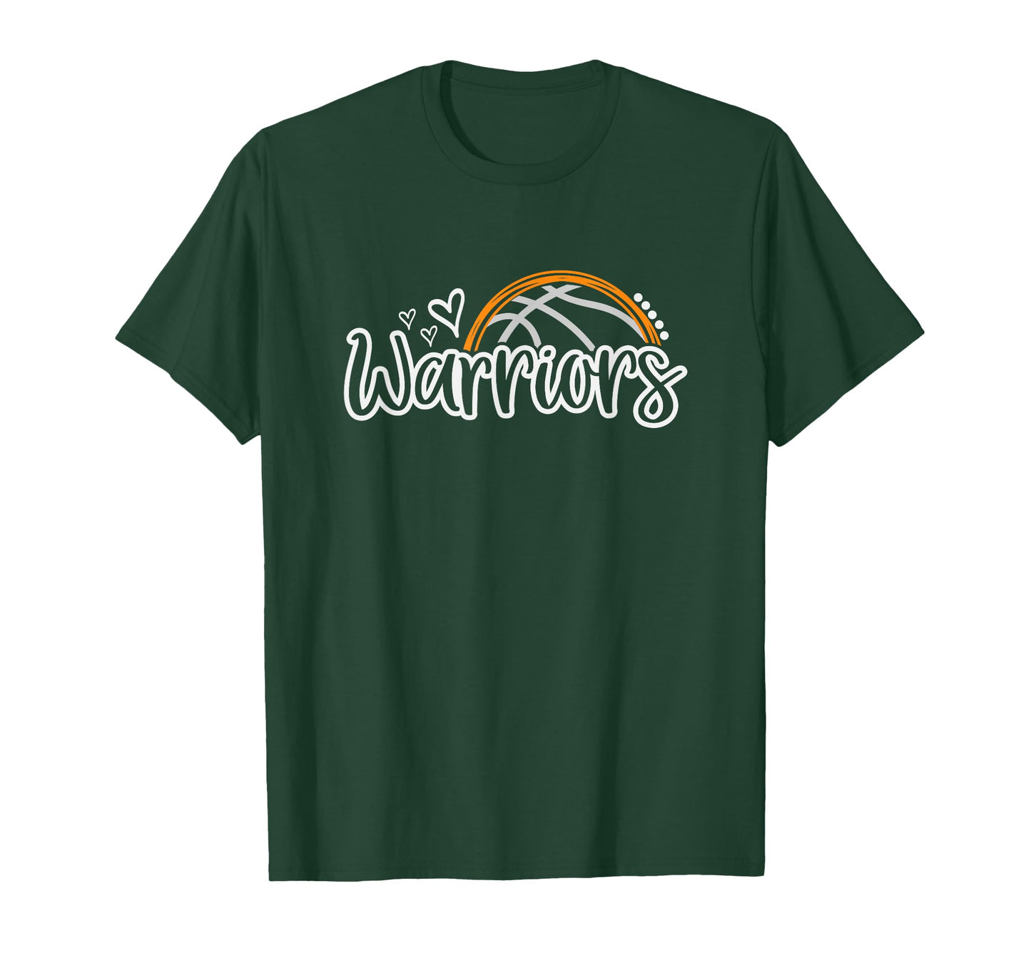 Basketball Warriors School Sports Fan Team Spirit T-Shirt