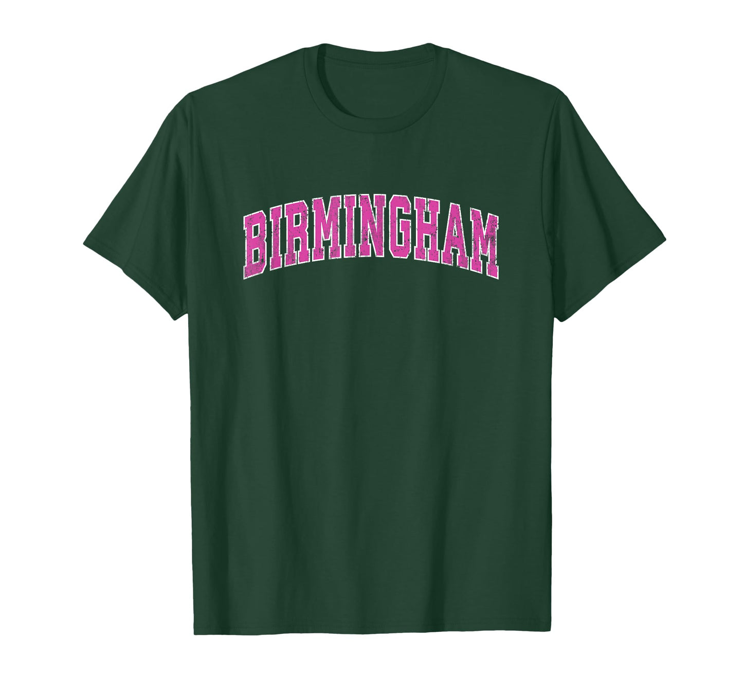 Birmingham Alabama AL Vintage Sports Design Pink Design T-Shirt